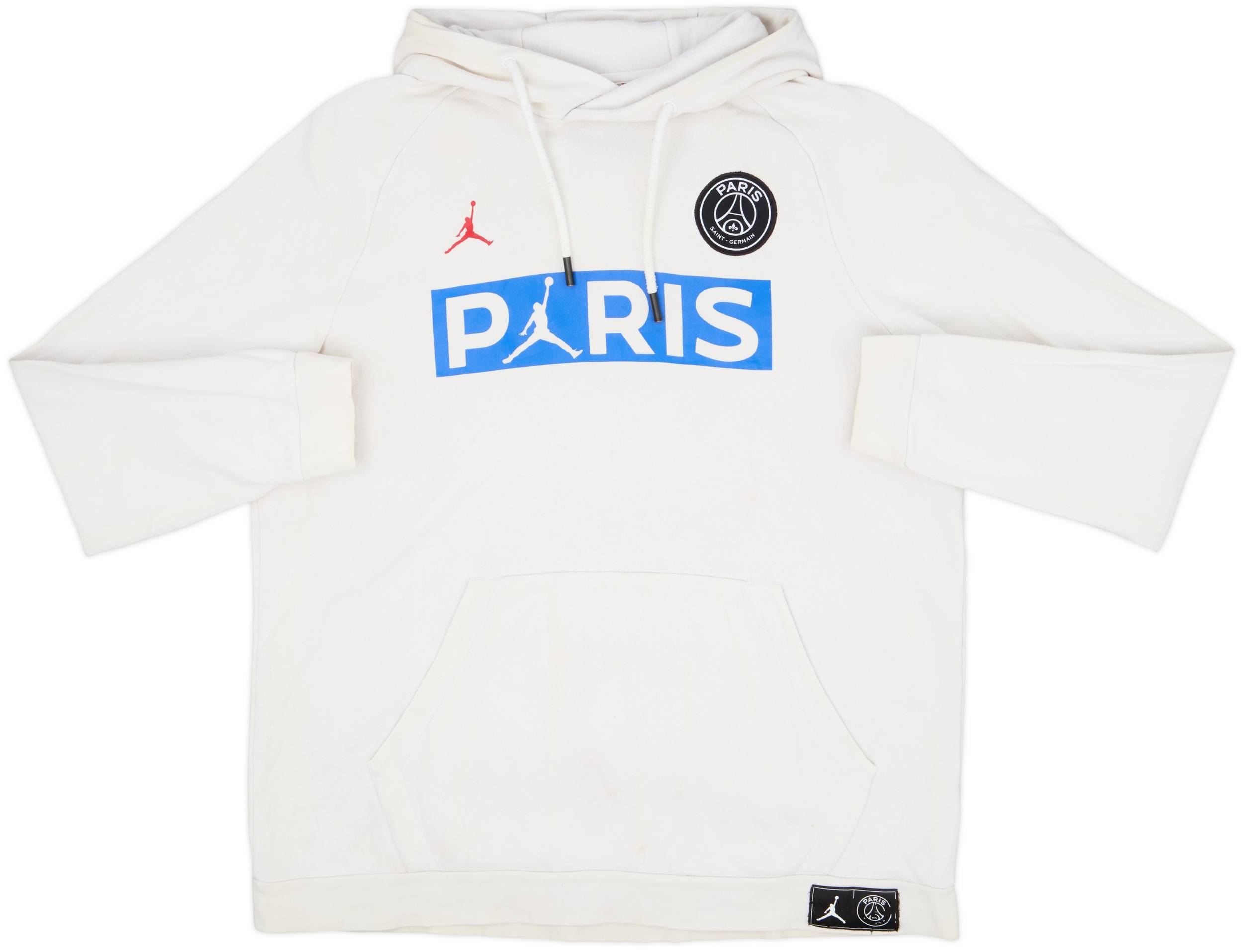 2020-21 Paris Saint-Germain Nike Hooded Sweat Top - 6/10 - (XL)