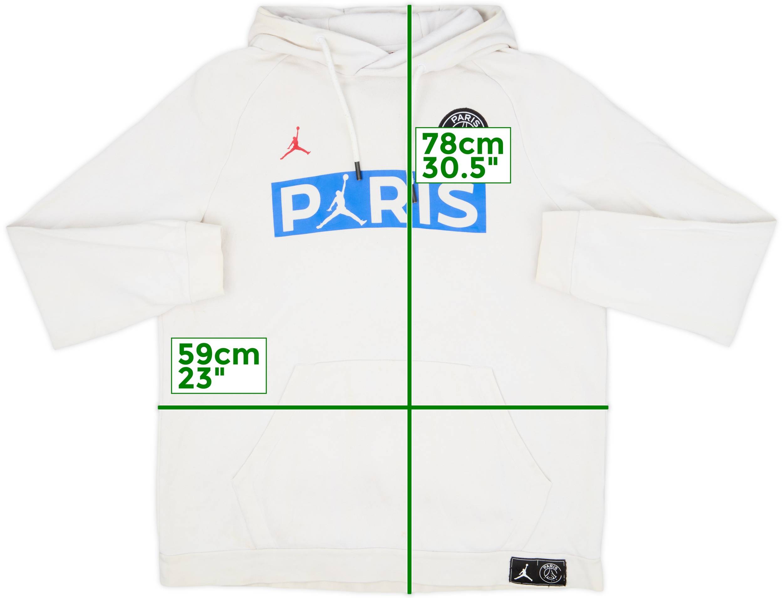 2020-21 Paris Saint-Germain Nike Hooded Sweat Top - 6/10 - (XL)