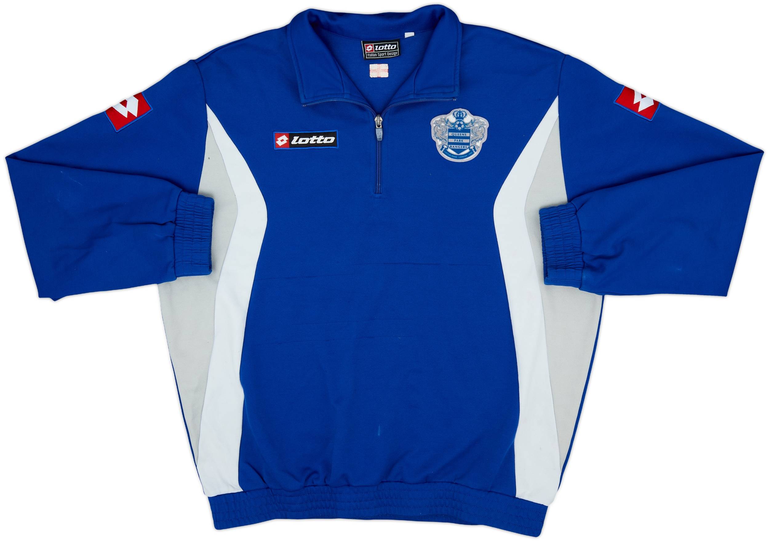 2008-09 QPR Lotto 1/4 Zip Drill Top - 5/10 - (XL)