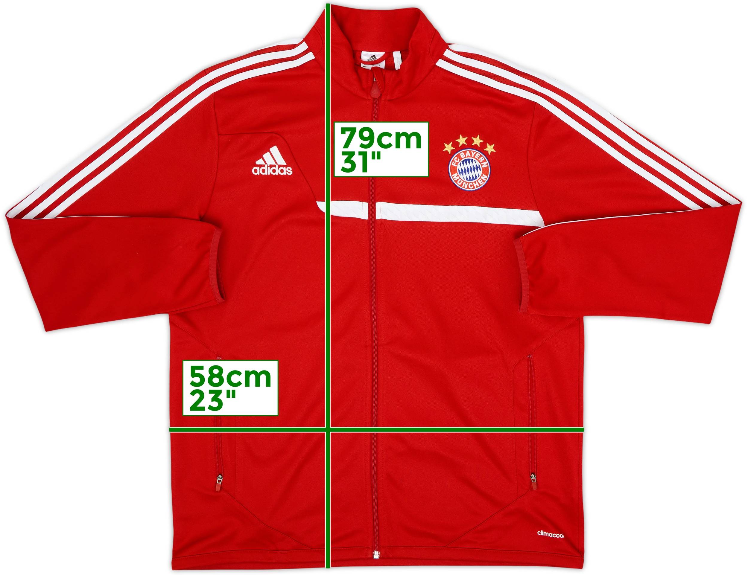2013-14 Bayern Munich adidas Track Jacket - 9/10 - (L/XL)