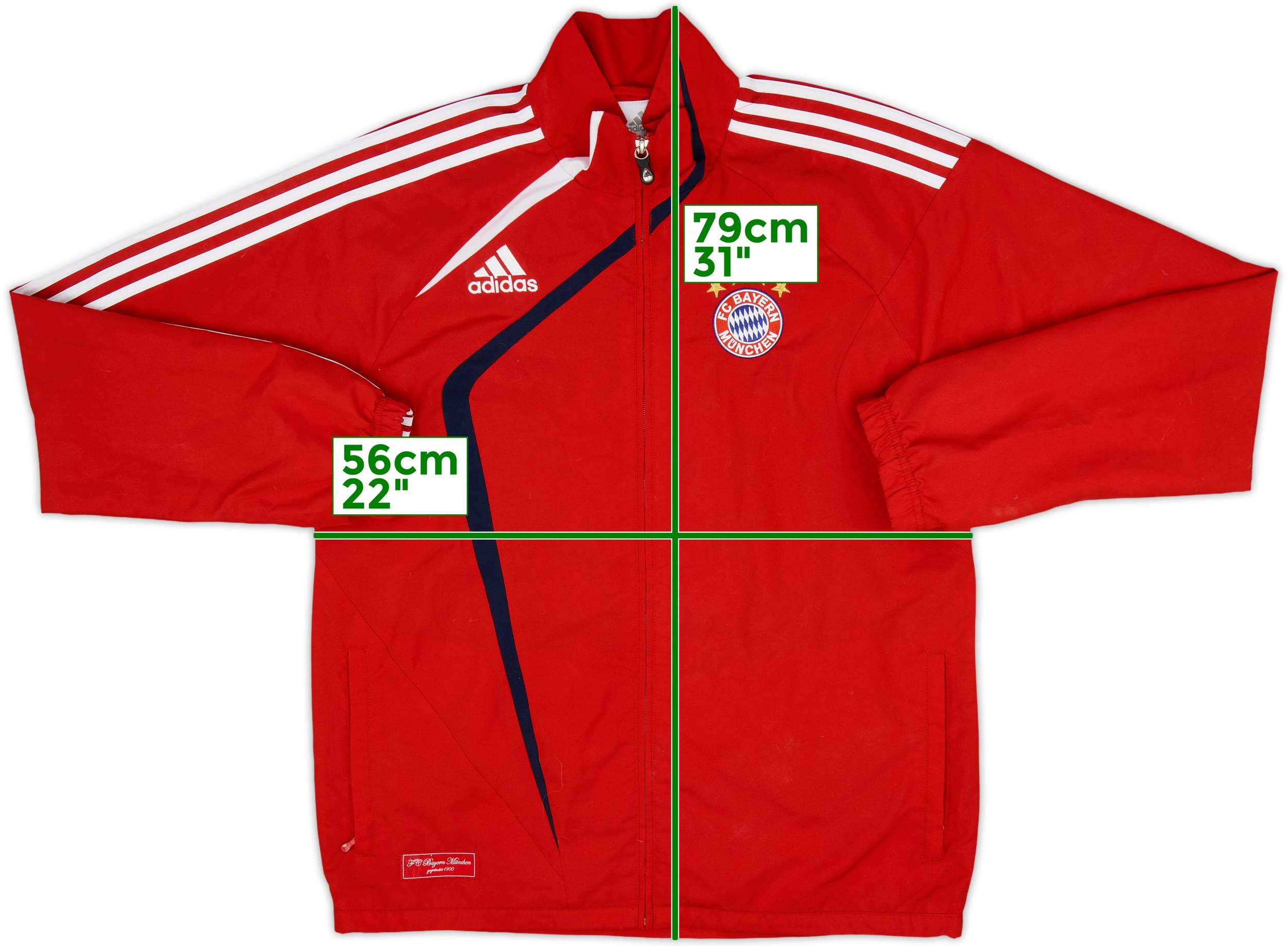 2009-10 Bayern Munich adidas Track Jacket - 8/10 - (M/L)