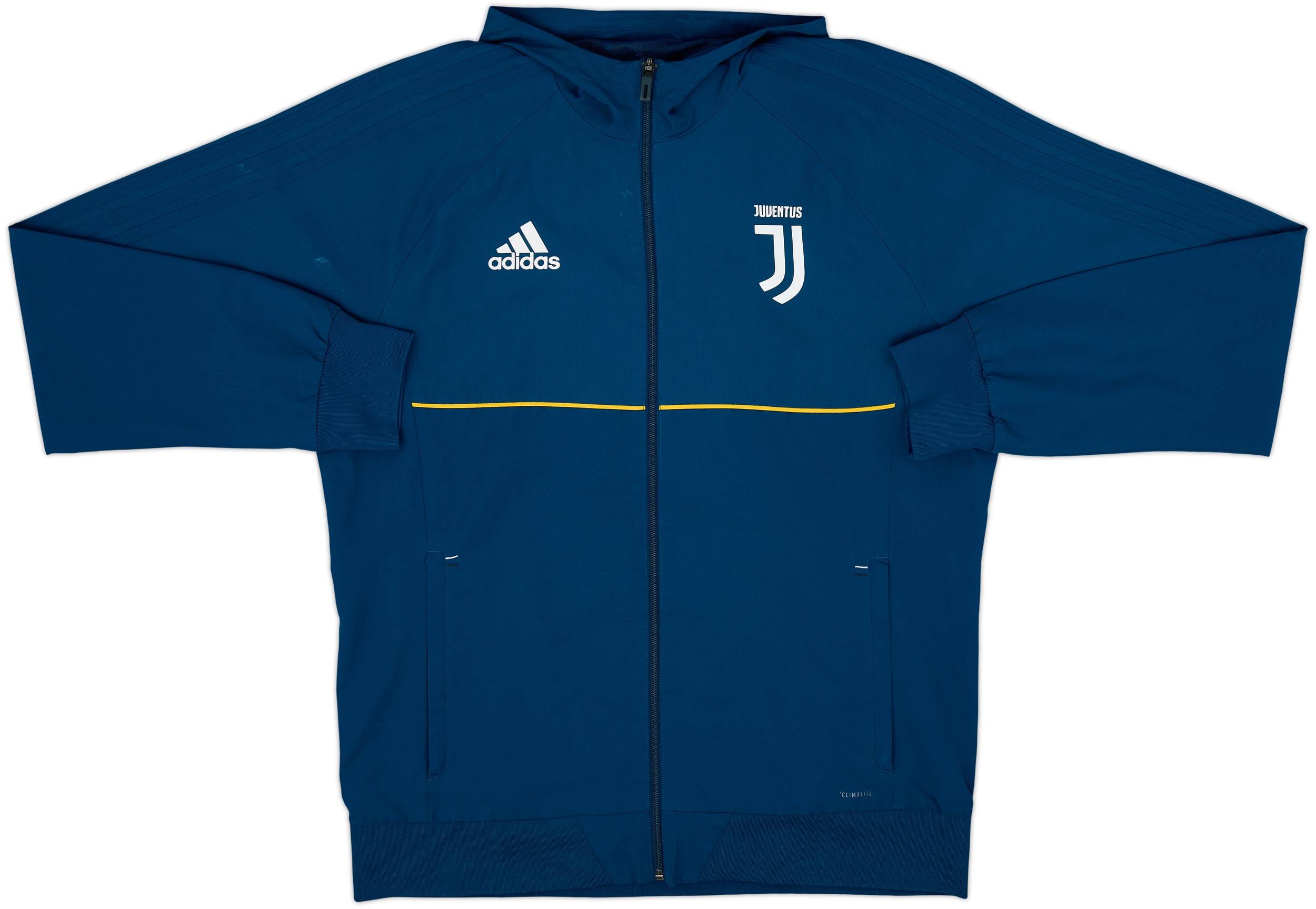 2017-18 Juventus adidas Hooded Track Jacket - 7/10 - (L)