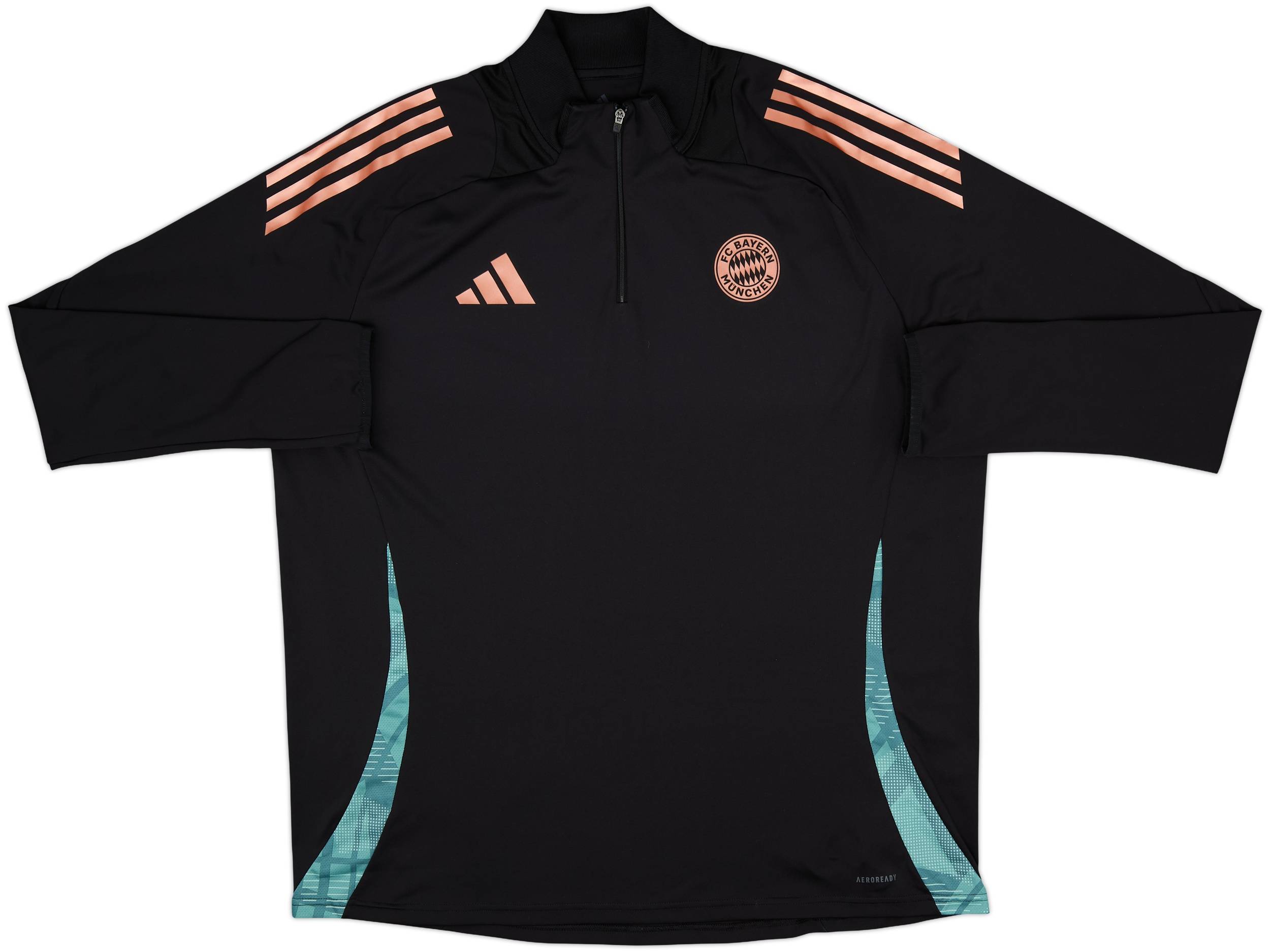 2024-25 Bayern Munich adidas 1/4 Zip Drill Top - 10/10 - (XXL)