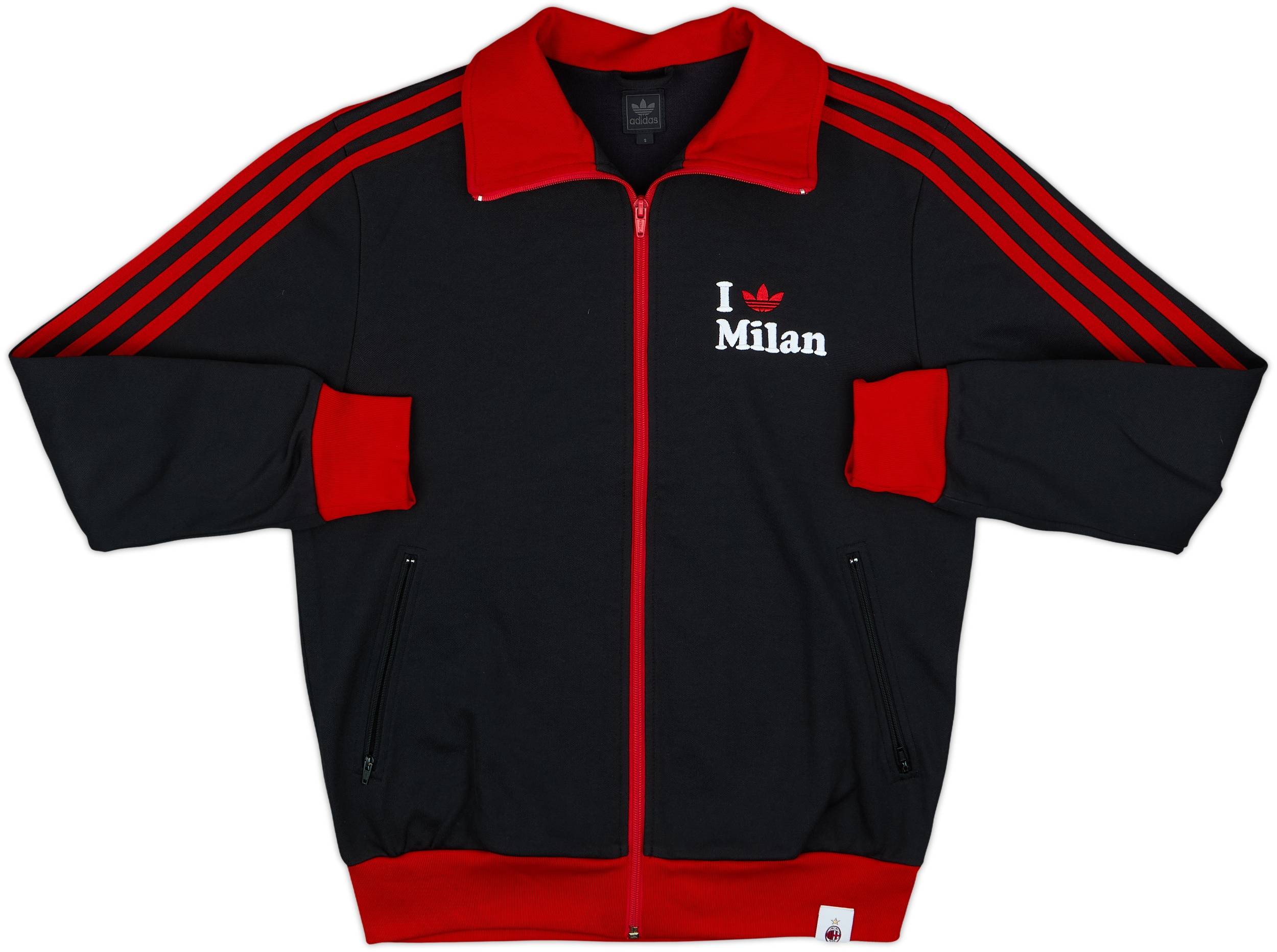 2007-08 AC Milan adidas Originals Track Jacket - 8/10 - (S)