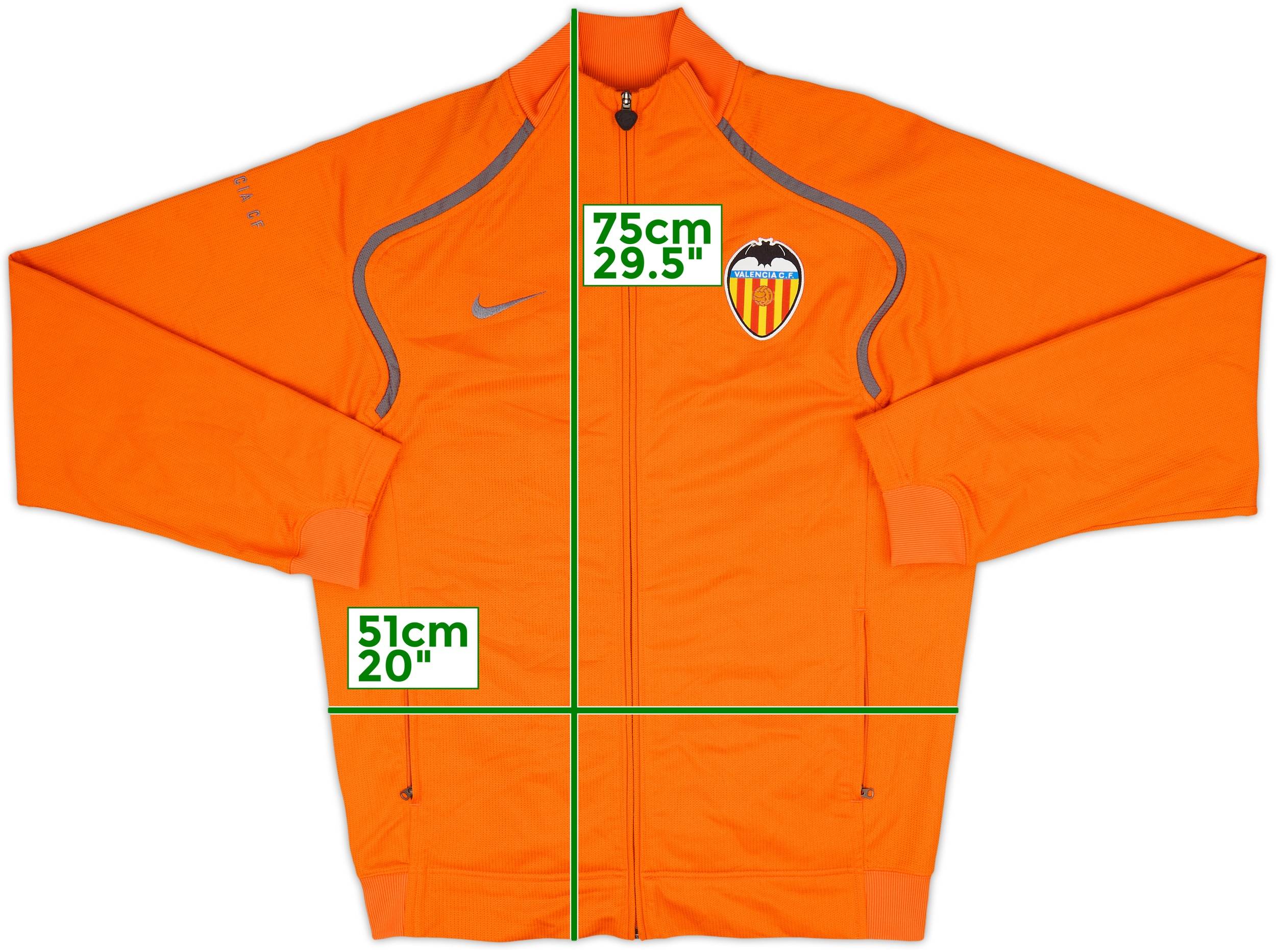 2006-07 Valencia Nike Track Jacket - 9/10 - (M)