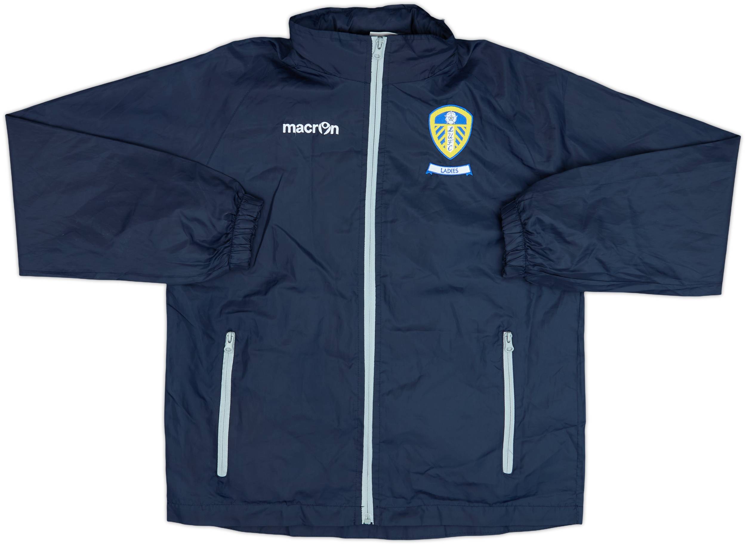 2010-11 Leeds United Women's Macron Hooded Rain Jacket - 10/10 - (S)