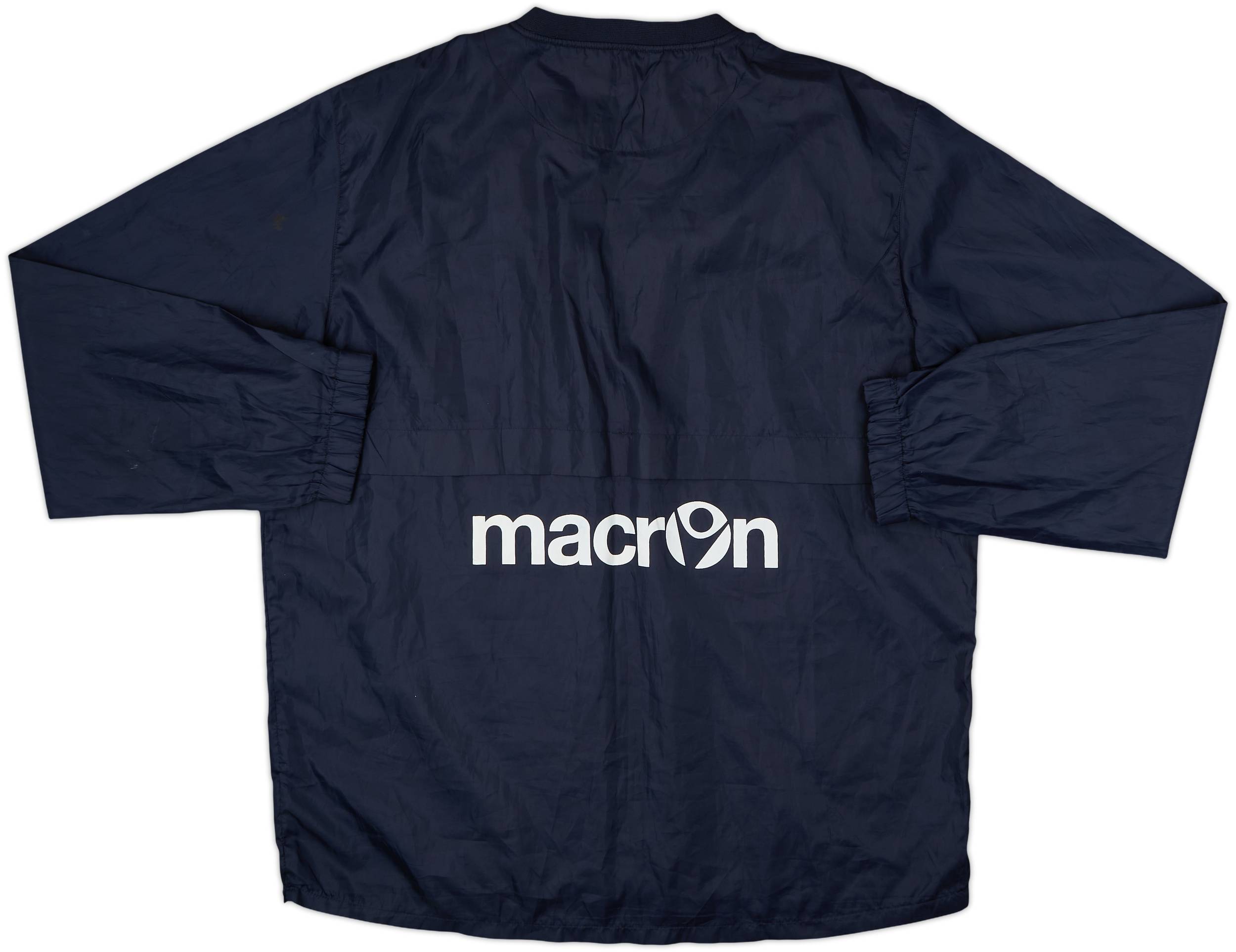 【着画あり】Leeds United macron ナイロンジャケット リーズ 2008-09 Leeds United Macron Drill Top - 9/10 - (XXL)