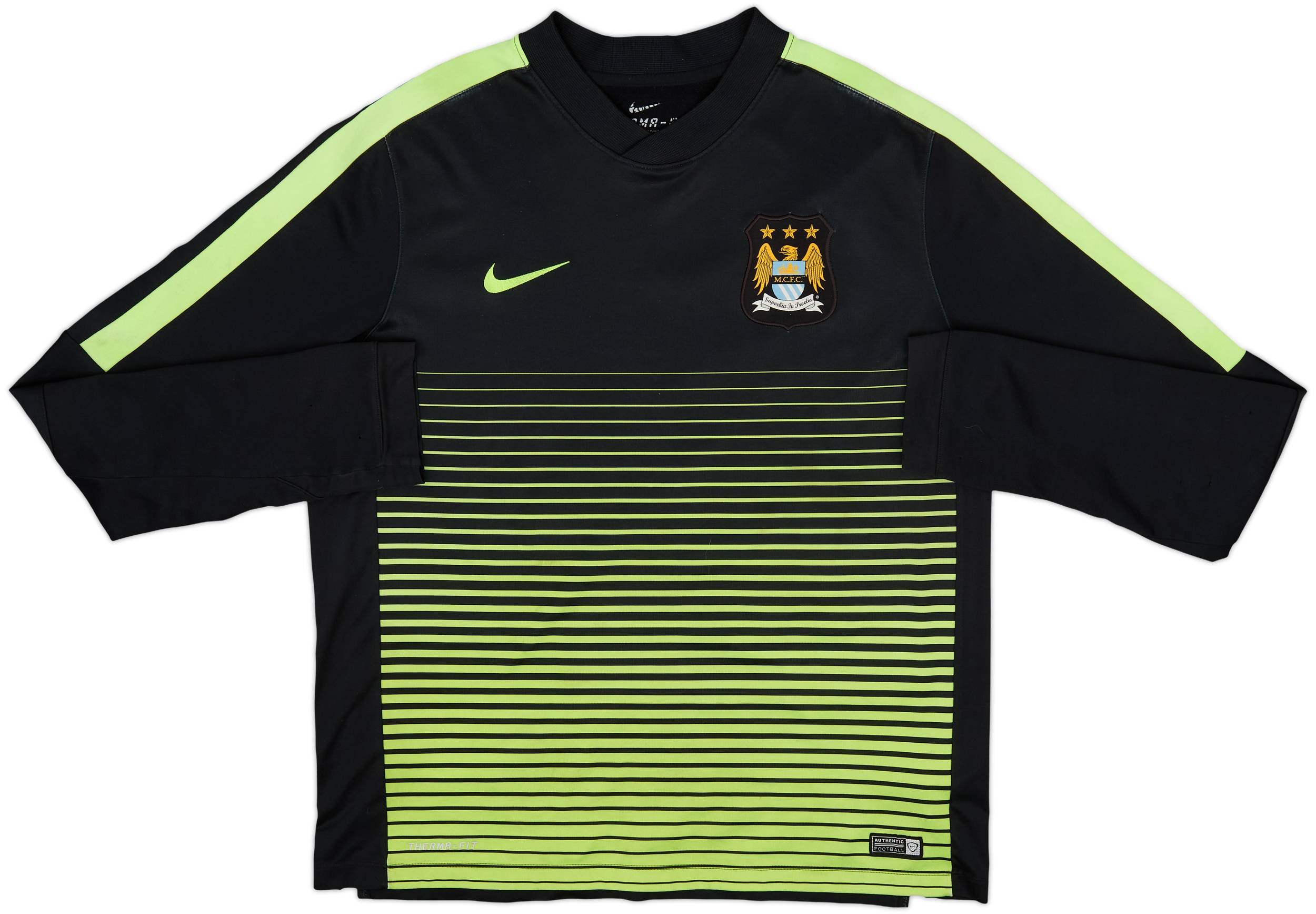 2014-15 Manchester City Nike Drill Top - 6/10 - (XL)