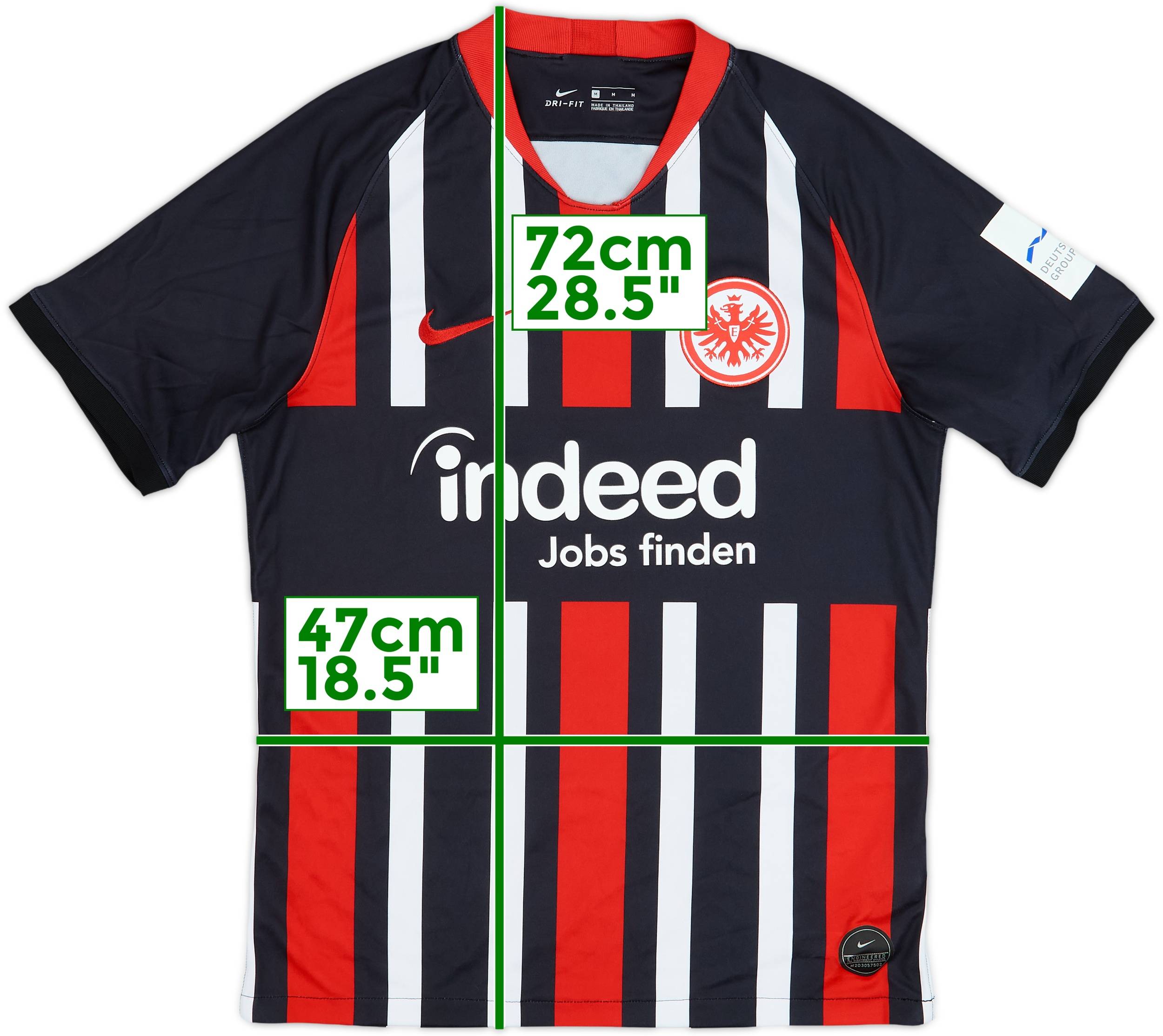 2019-20 Eintracht Frankfurt Home Shirt - 9/10 - (M)