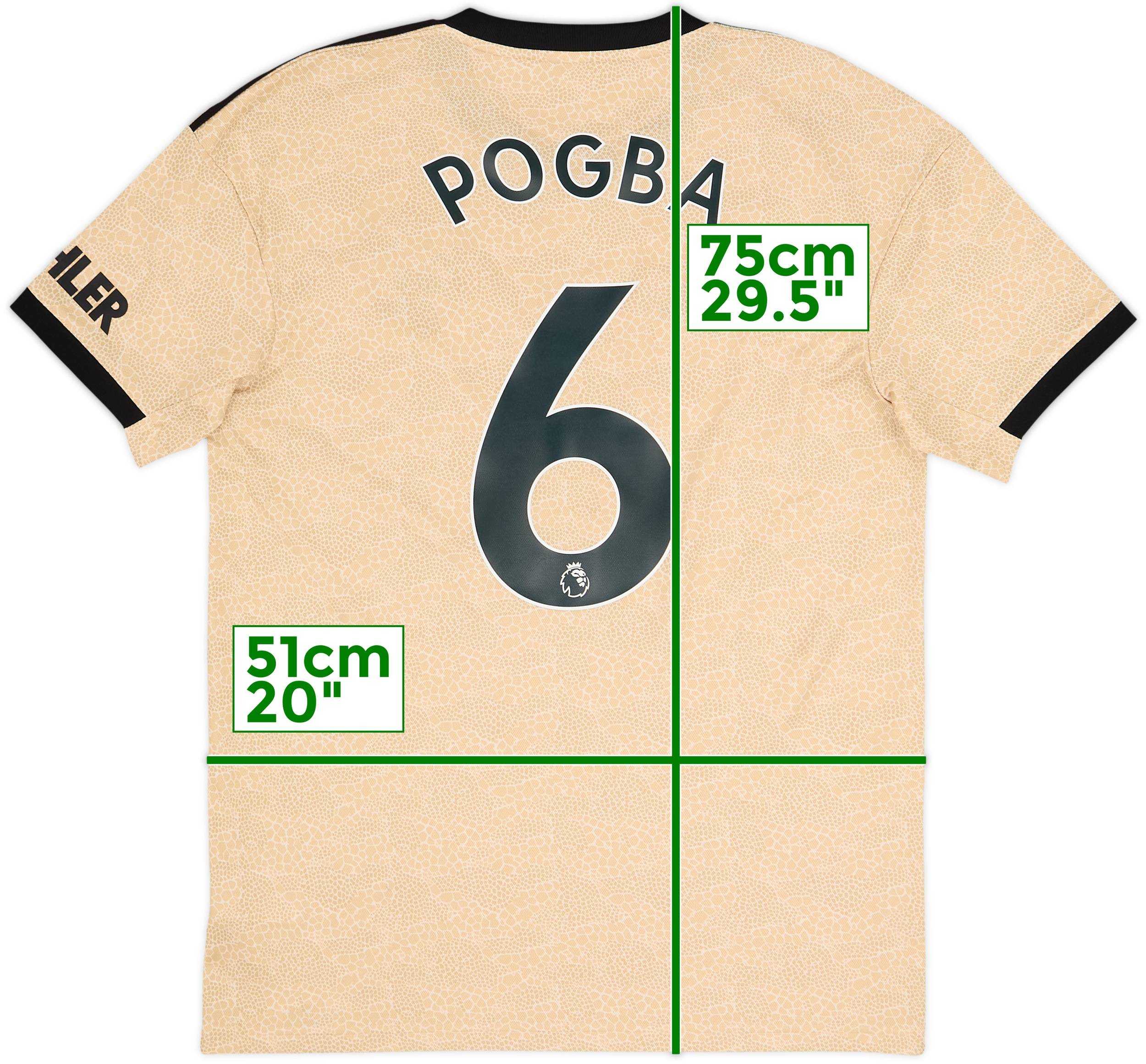 2019-20 Manchester United Away Shirt Pogba #6 - 10/10 - (M)