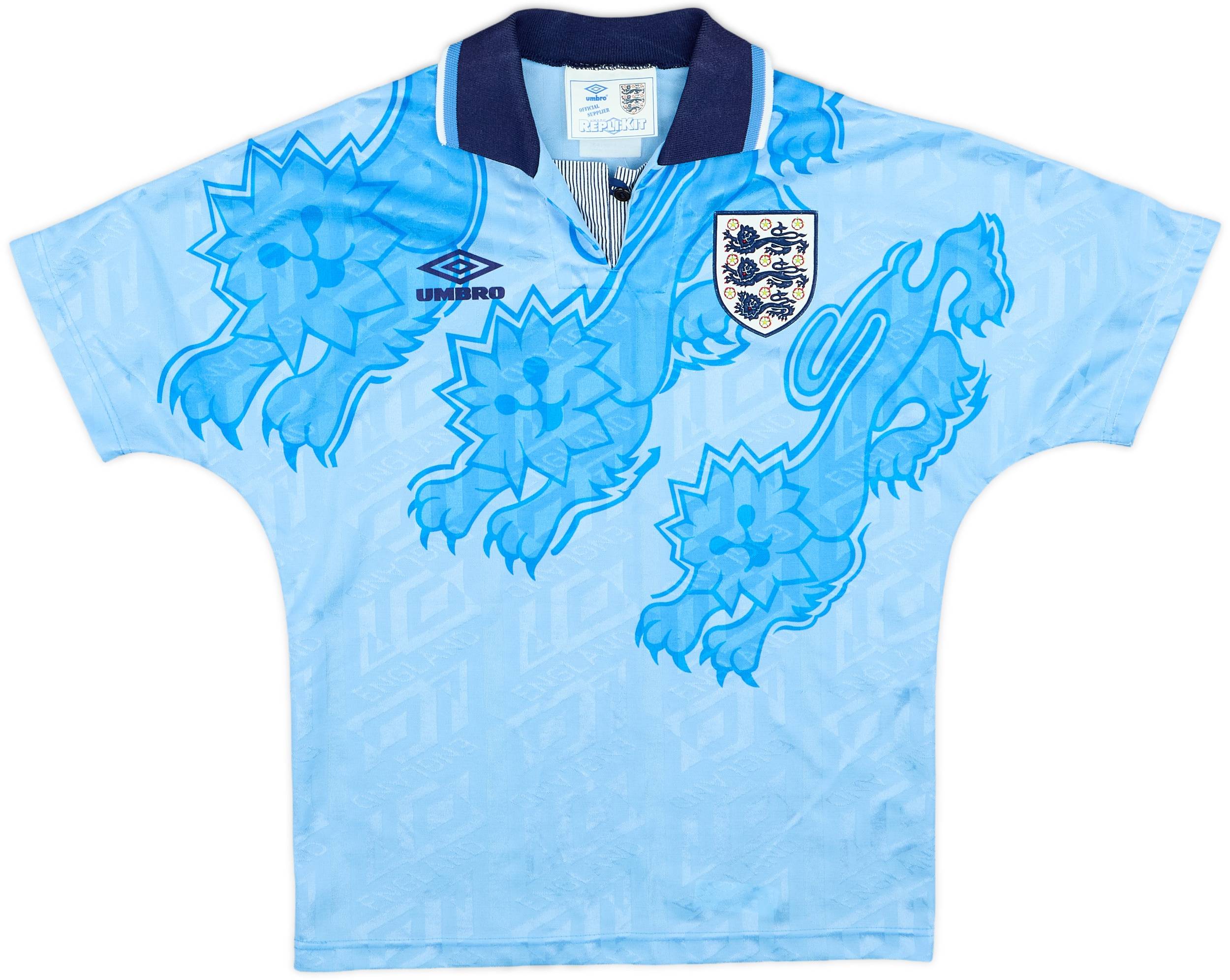 1992-93 England Third Shirt - 8/10 - (L.Boys)