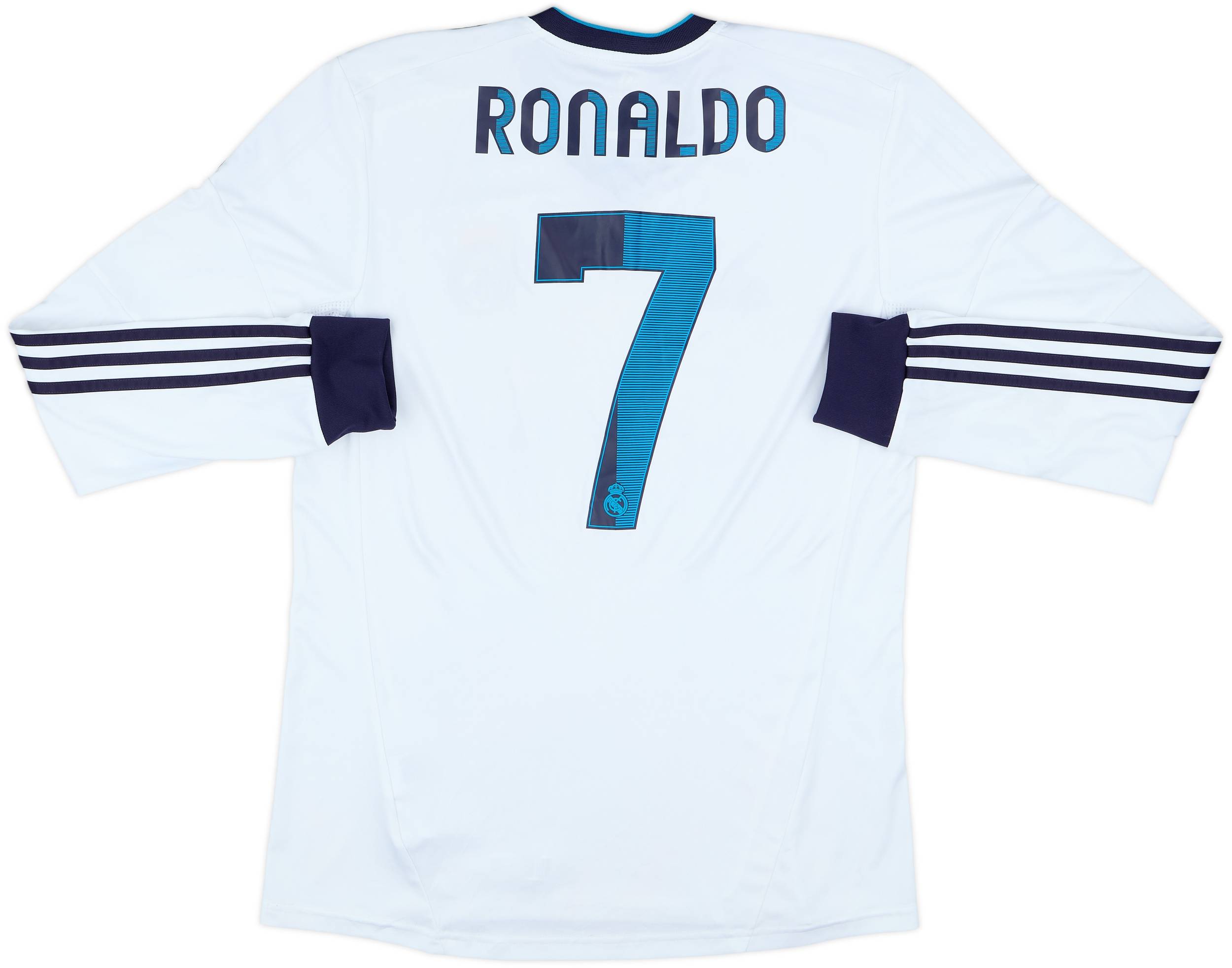 2012-13 Real Madrid Home L/S Shirt Ronaldo #7 - 8/10 - (M)
