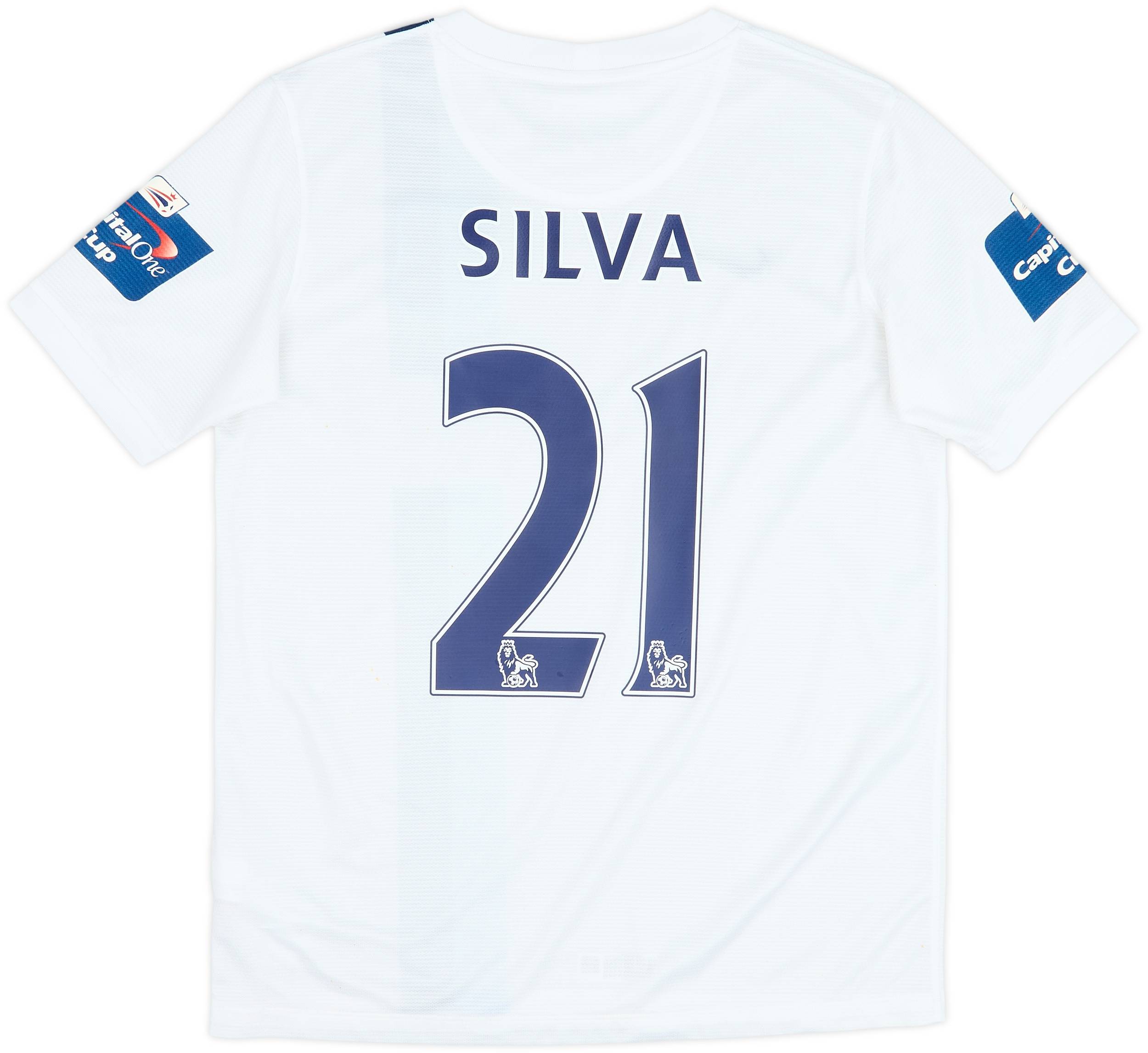 2013-14 Manchester City Third Shirt Silva #21 - 6/10 - (XL.Boys)