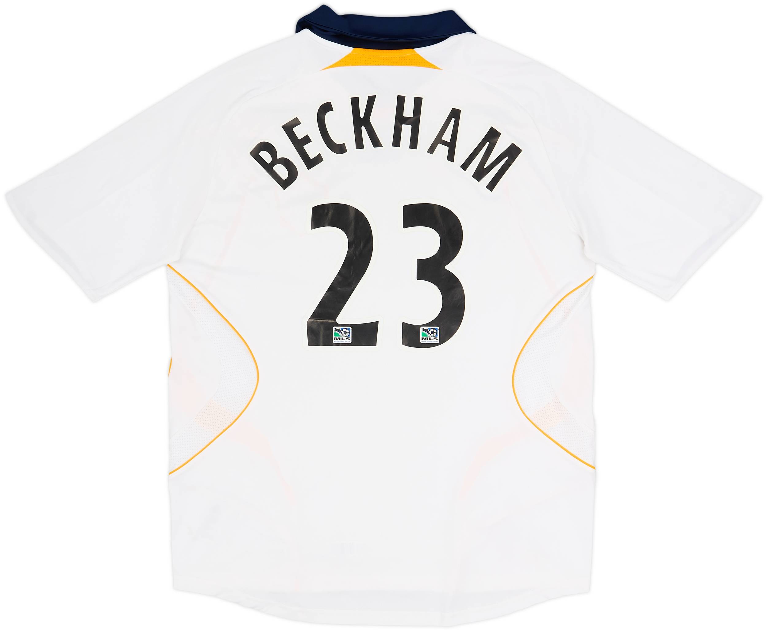 2007-08 LA Galaxy Home Shirt Beckham #23 - 4/10 - (L)