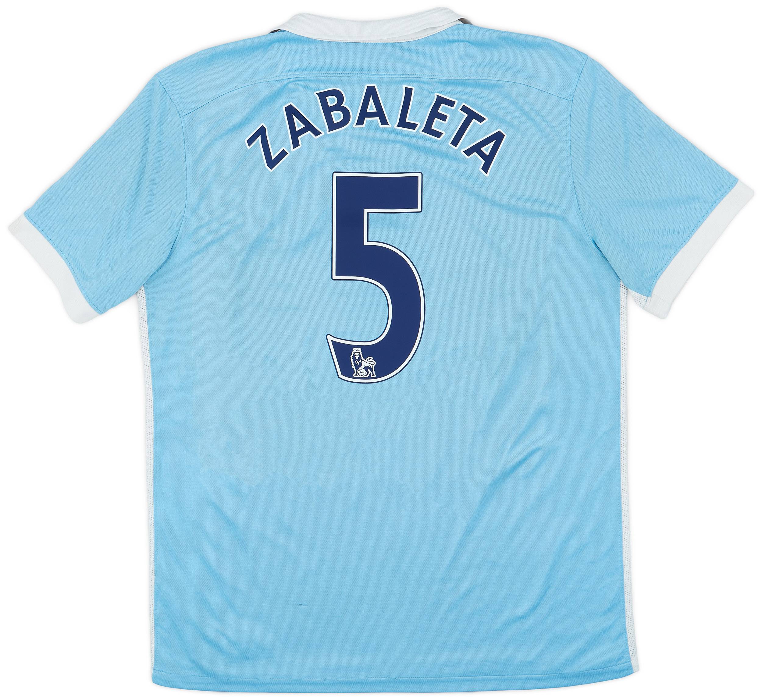 2015-16 Manchester City Home Shirt Zabaleta #5 - 7/10 - (L)