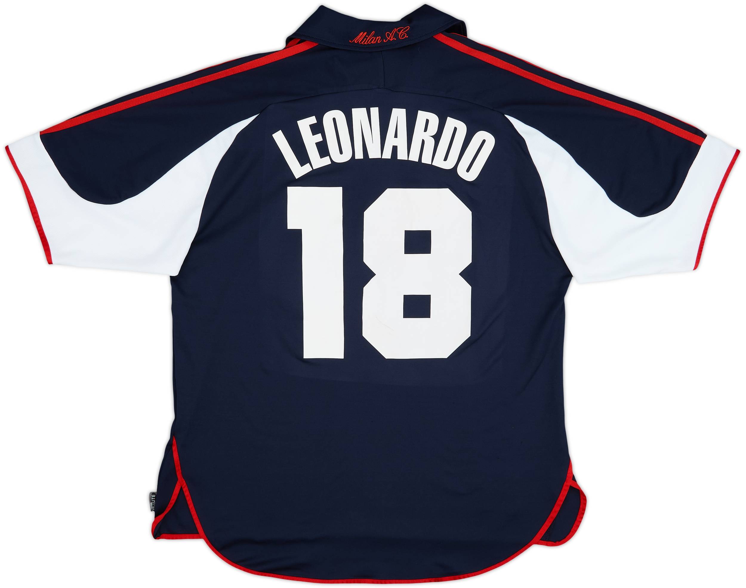 1999-00 AC Milan Centenary Third Shirt Leonardo #18 - 8/10 - (XL)