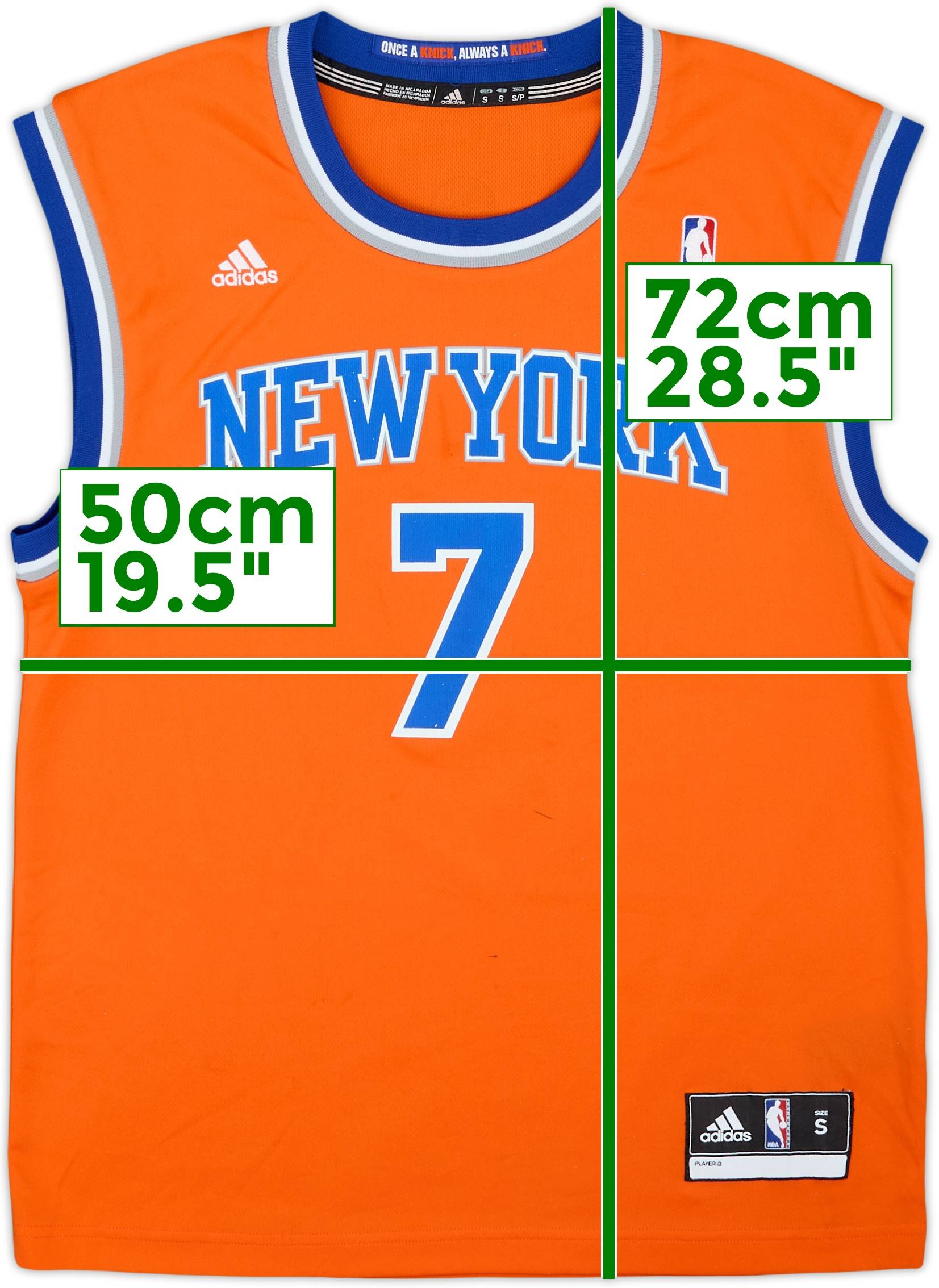 2013-14 New York Knicks Anthony #7 adidas Alternate Jersey - 7/10