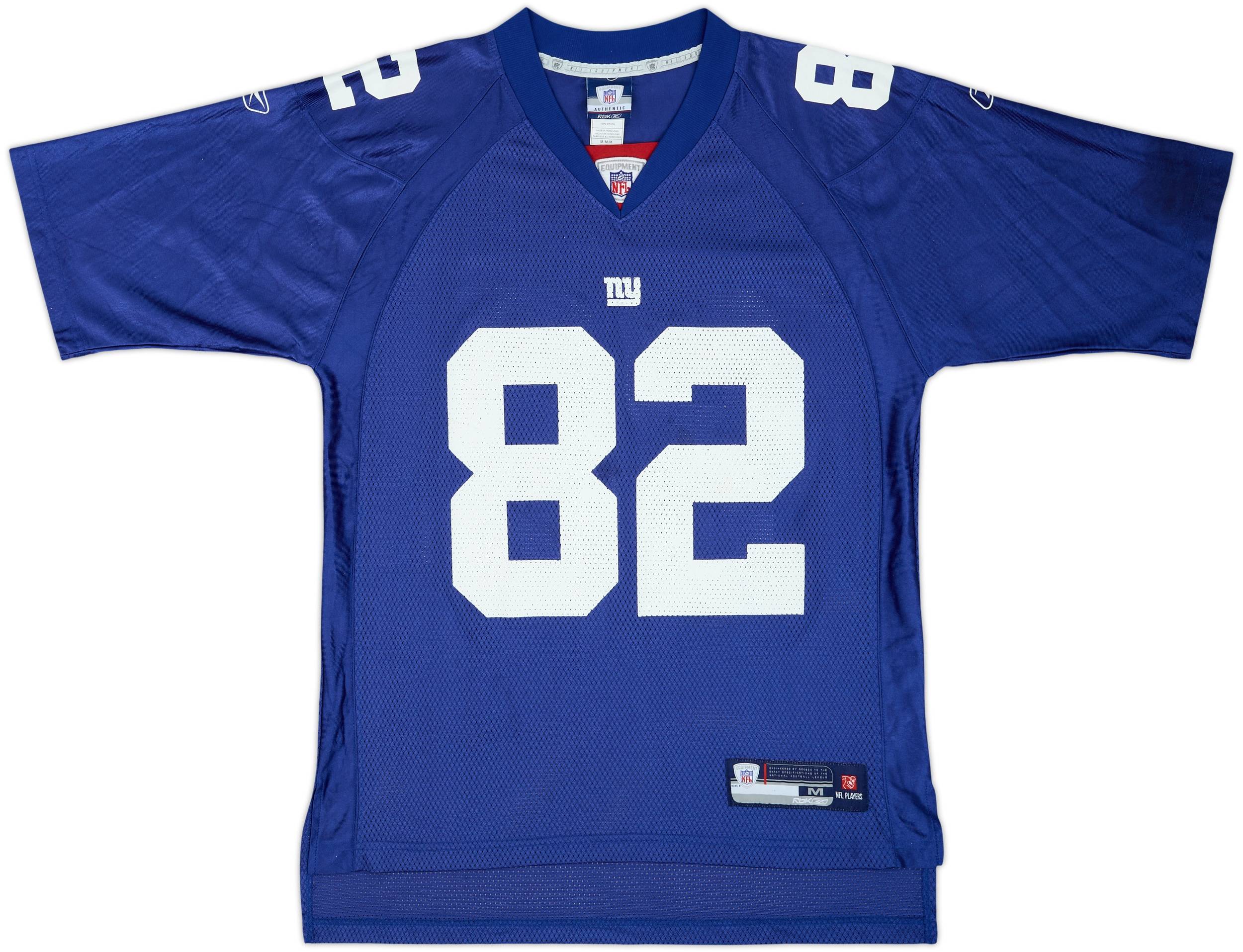 2008 New York Giants Manningham #82 Reebok On Field Home Jersey
