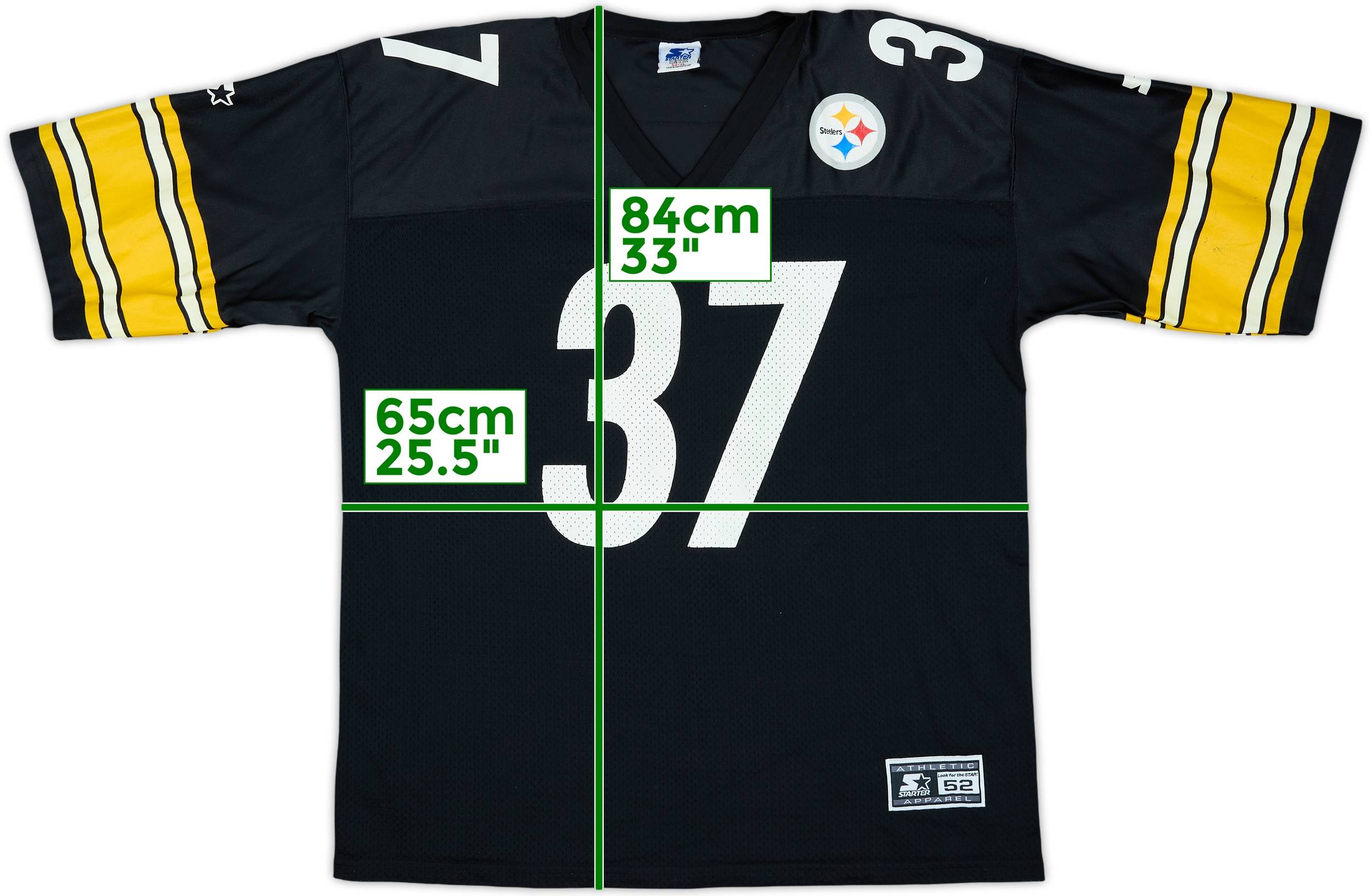 1997-98 Pittsburgh Steelers Lake #37 Starter Home Jersey - 8/10 - (XL)