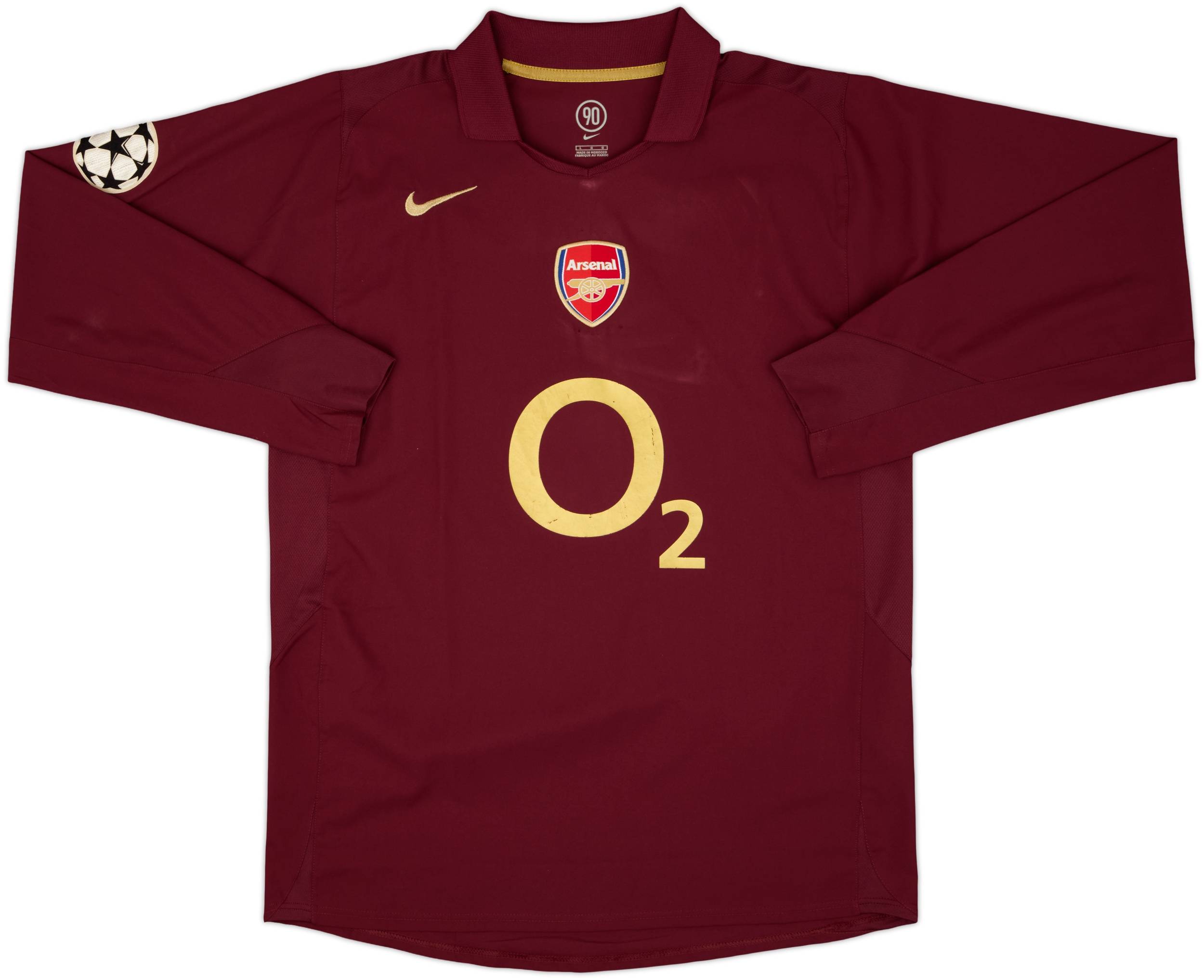 2005-06 Arsenal Home L/S Shirt Hleb #13 - 5/10 - (L)