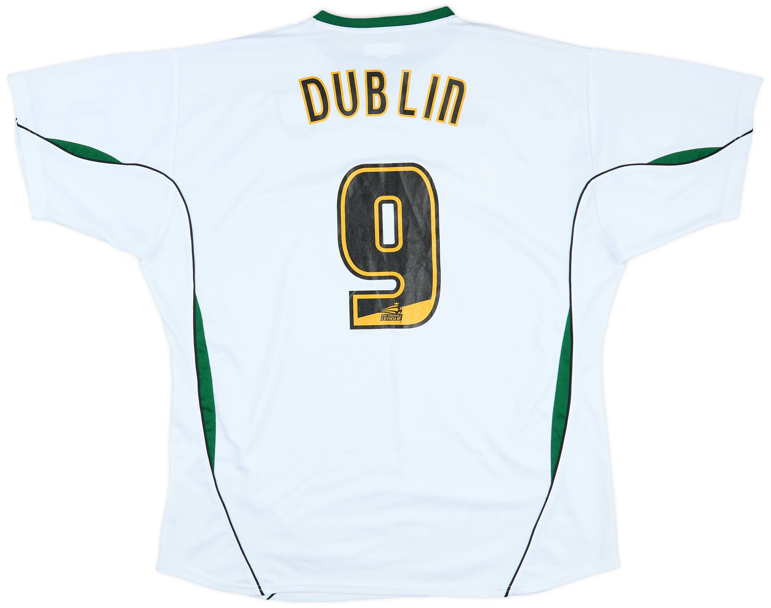 2006-07 Norwich Away Shirt Dublin #9 - 5/10 - (3XL)
