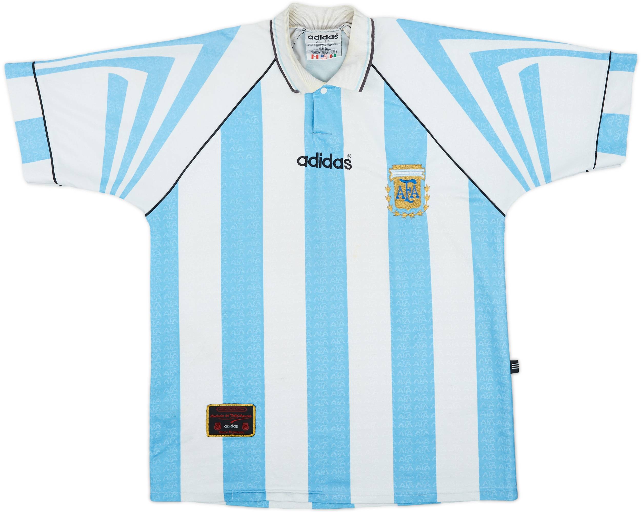 1996-98 Argentina Home Shirt - 5/10 - (M)