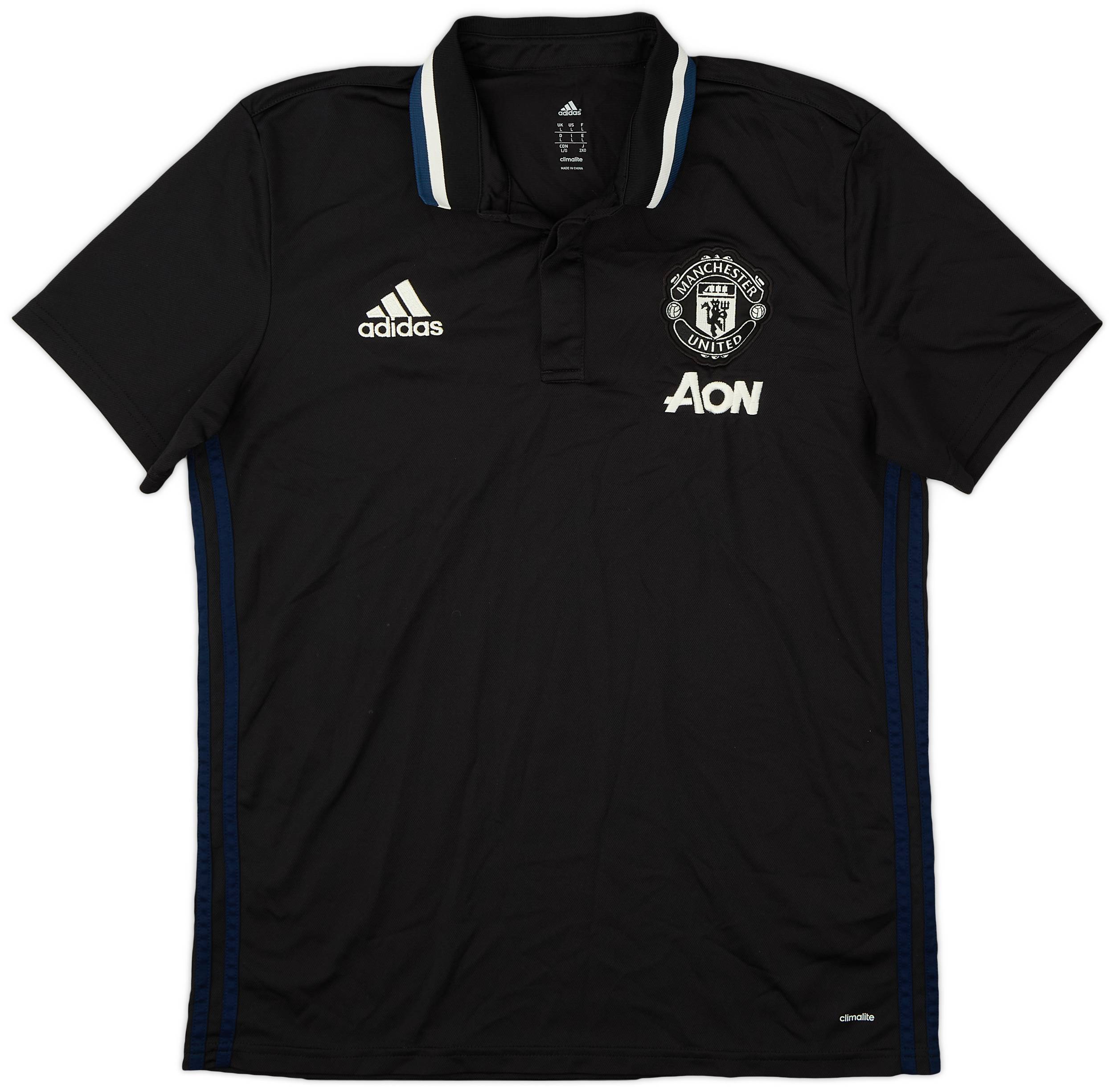 2017-18 Manchester United adidas Polo Shirt - 10/10 - (L)