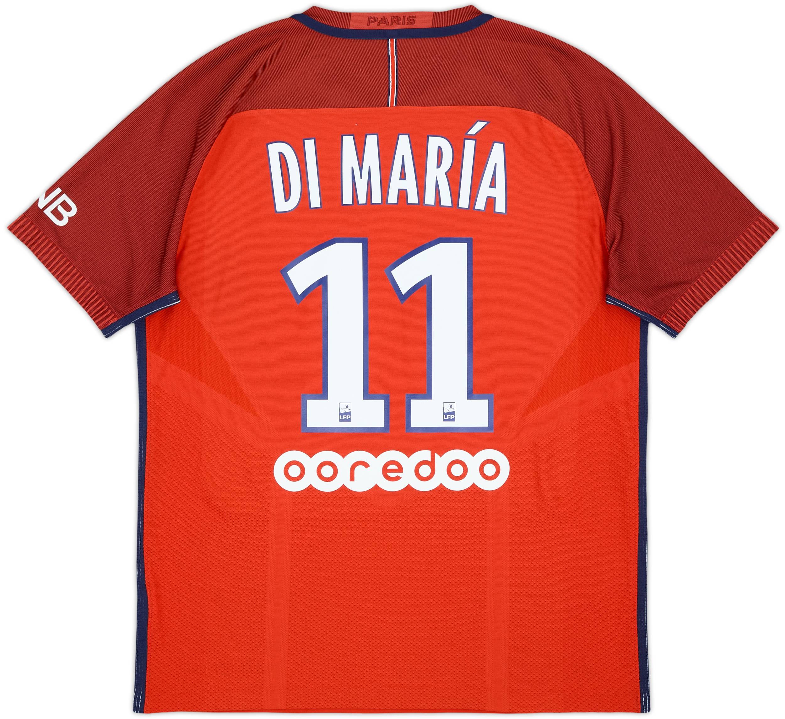 パリ・サンジェルマン DI MARÍA 11 2016-17 Paris Saint-Germain Authentic Away Di Maria #11 - 8