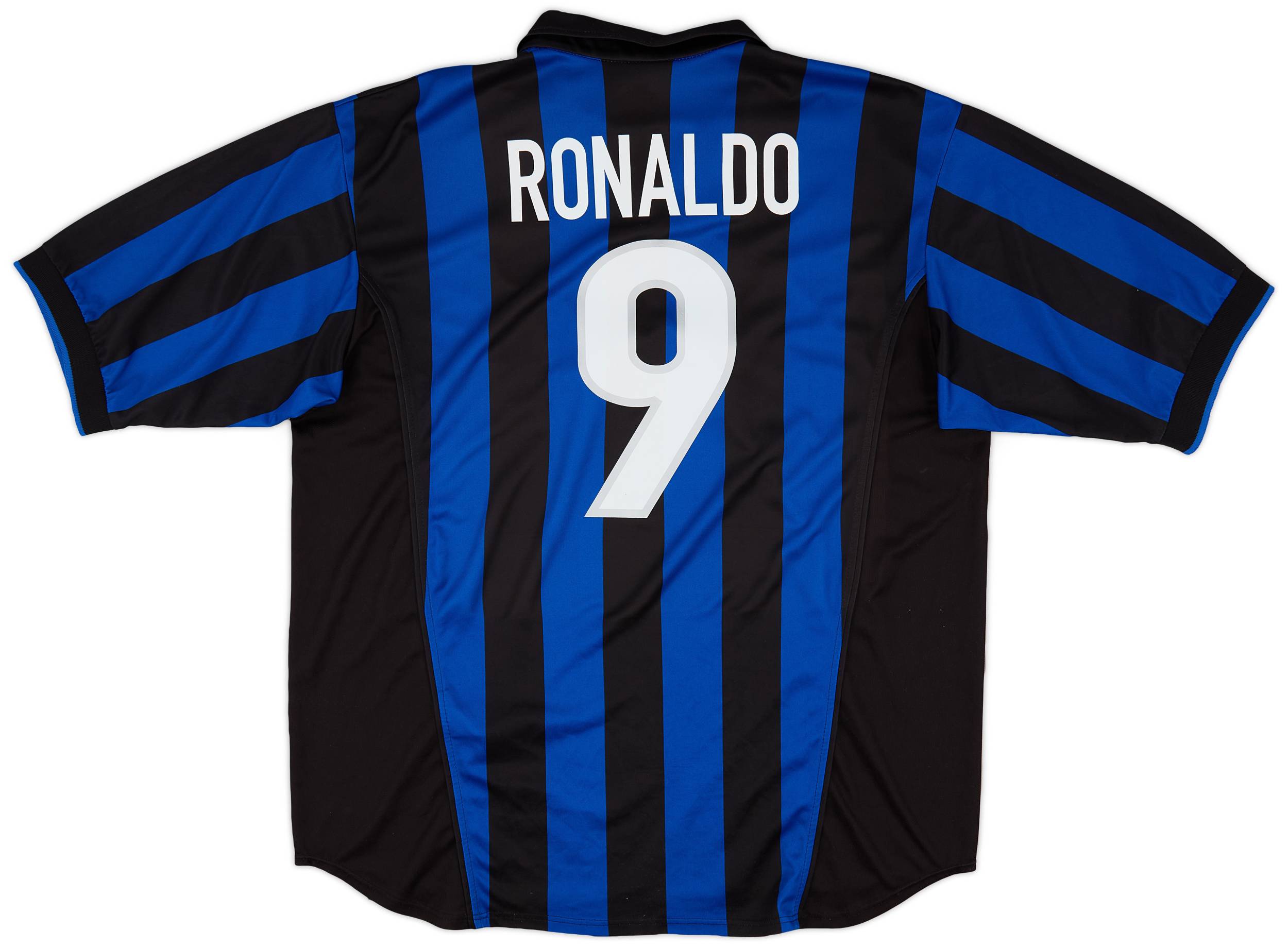1998-99 Inter Milan Home Shirt Ronaldo #9 - 8/10 - (XL)