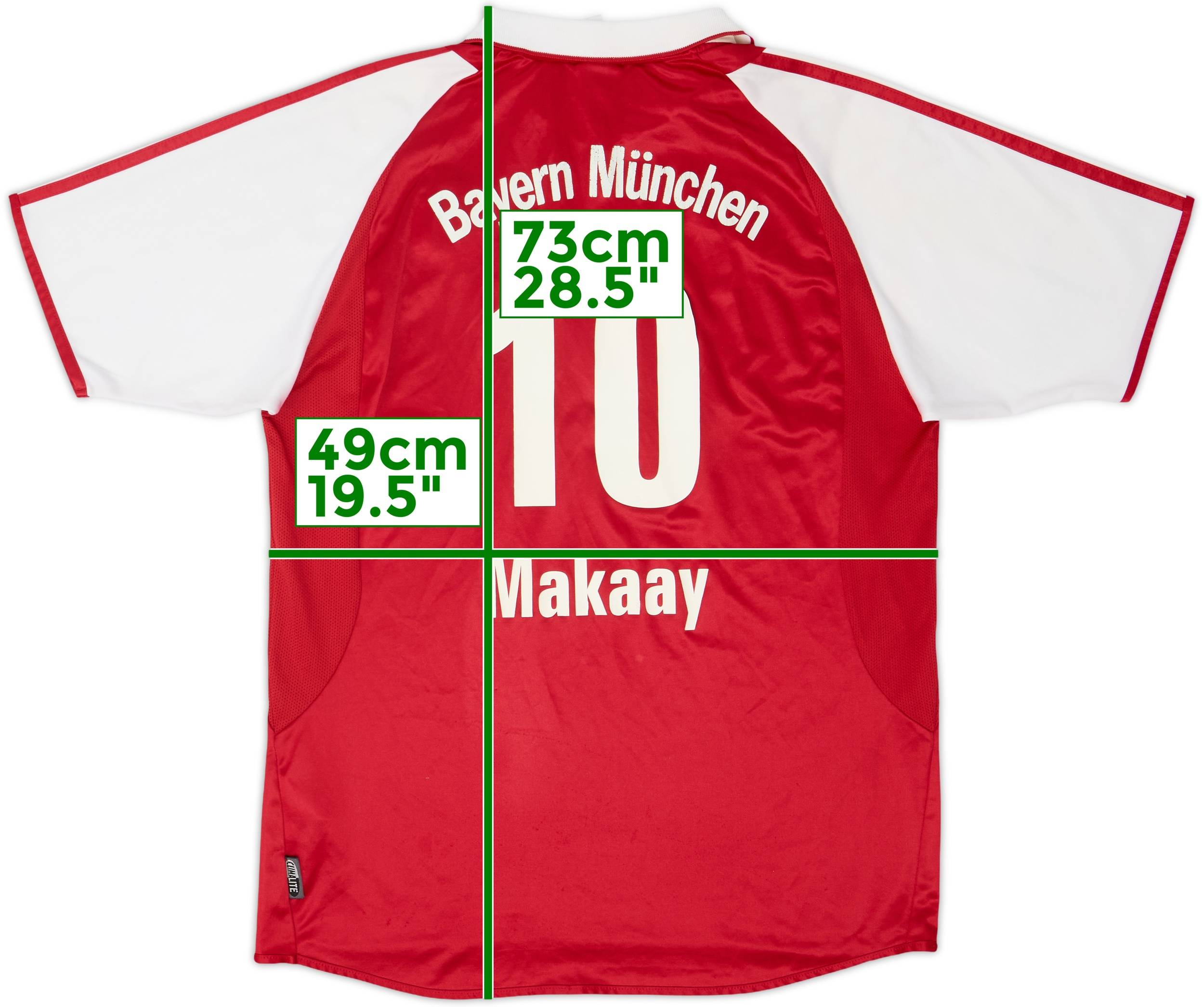 Bayern München MAKAAY 10番シャツ 2005-06 Bayern Munich adidas Home