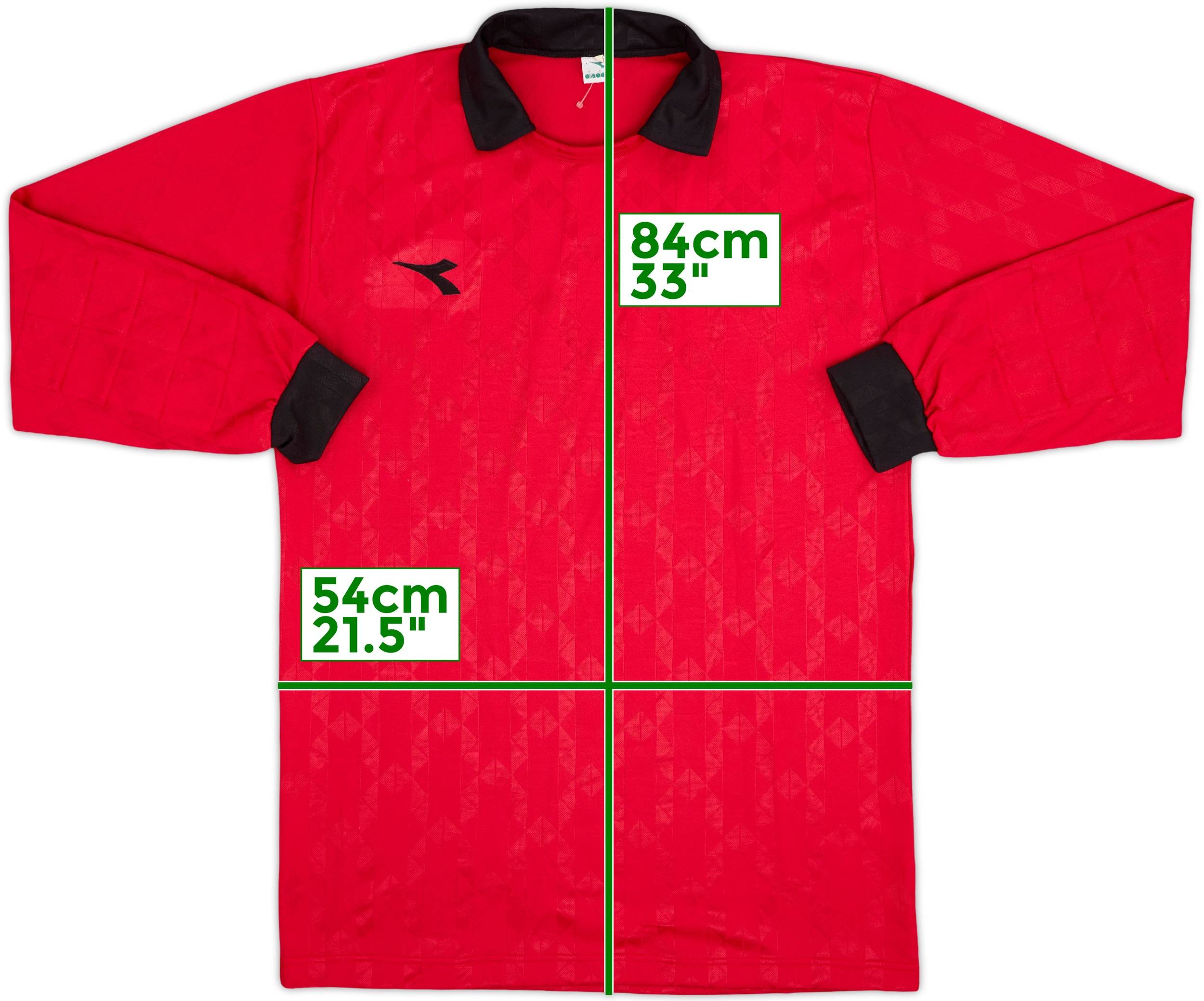 1990s Diadora GK Template L/S Shirt - 10/10 - (L/XL)