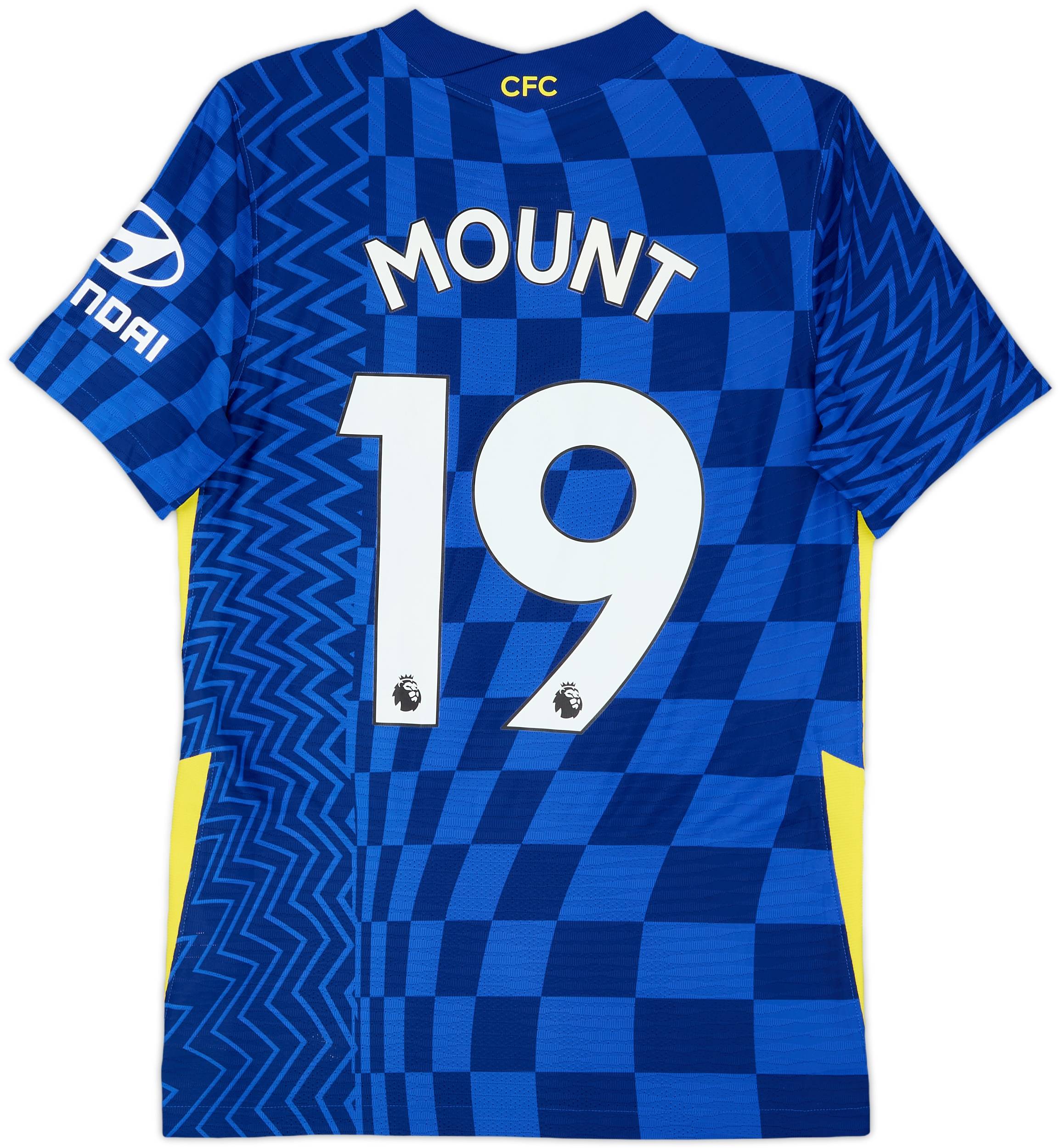 2021-22 Chelsea Authentic Home Shirt Mount #19 - 8/10 - (S)
