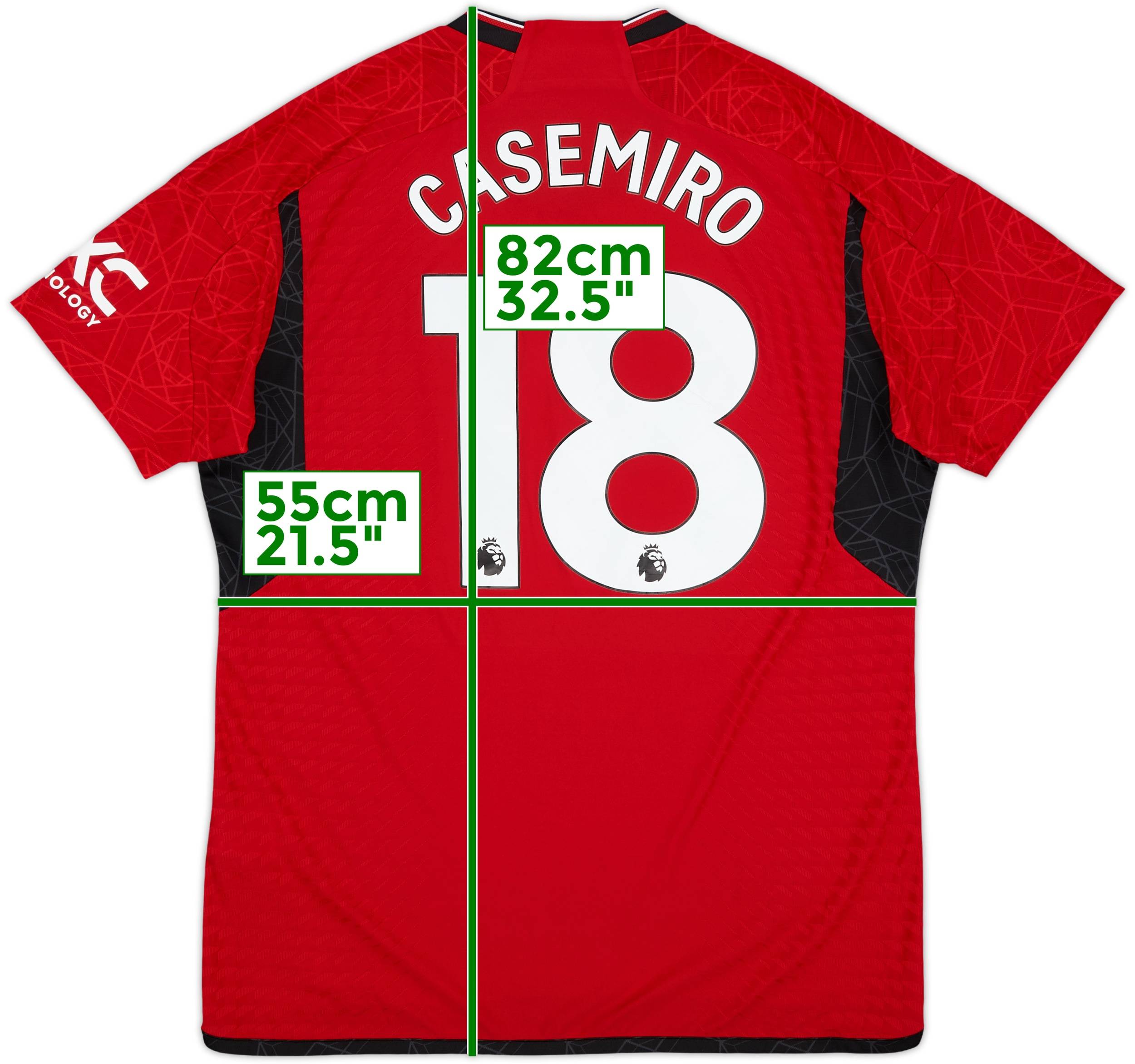 2023-24 Manchester United Authentic Home Shirt Casemiro #18 - 7/10
