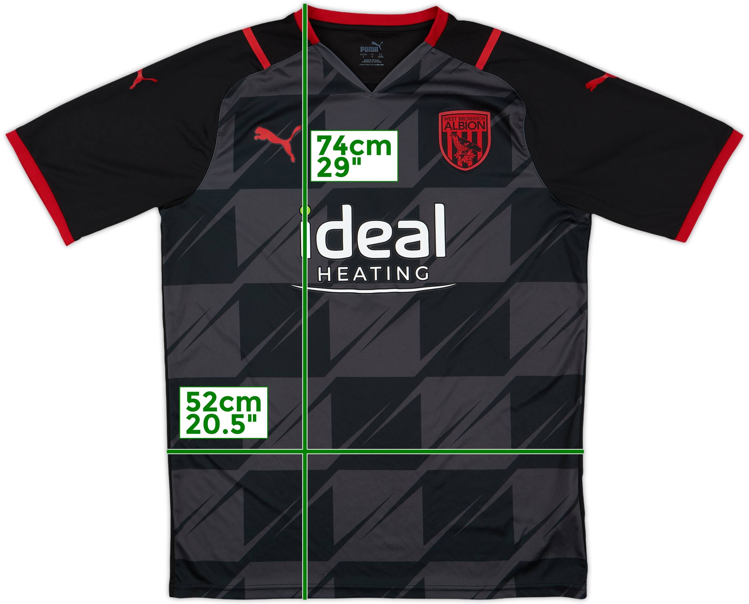 2021-22 West Brom Away Shirt 10/10 (L) - Main Image