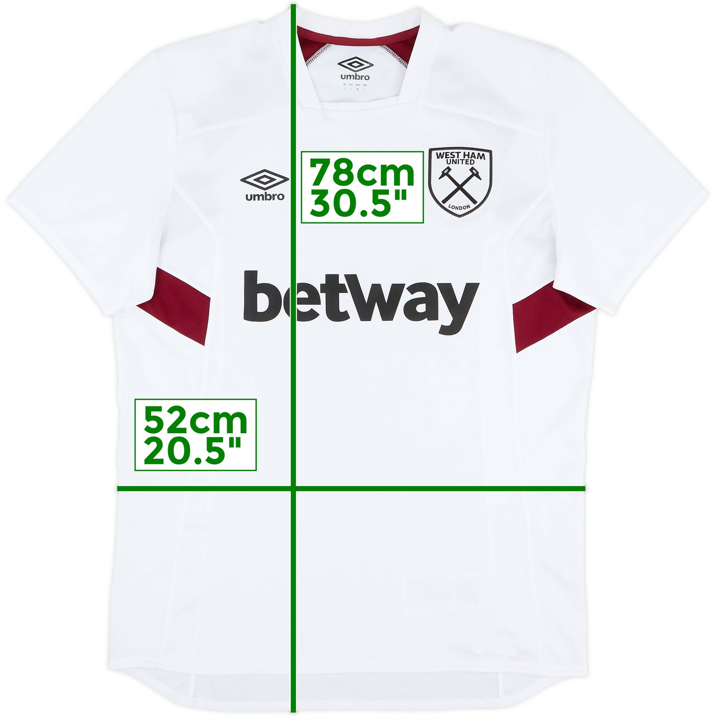 2016-17 West Ham Umbro Training Shirt - 9/10 - (L)