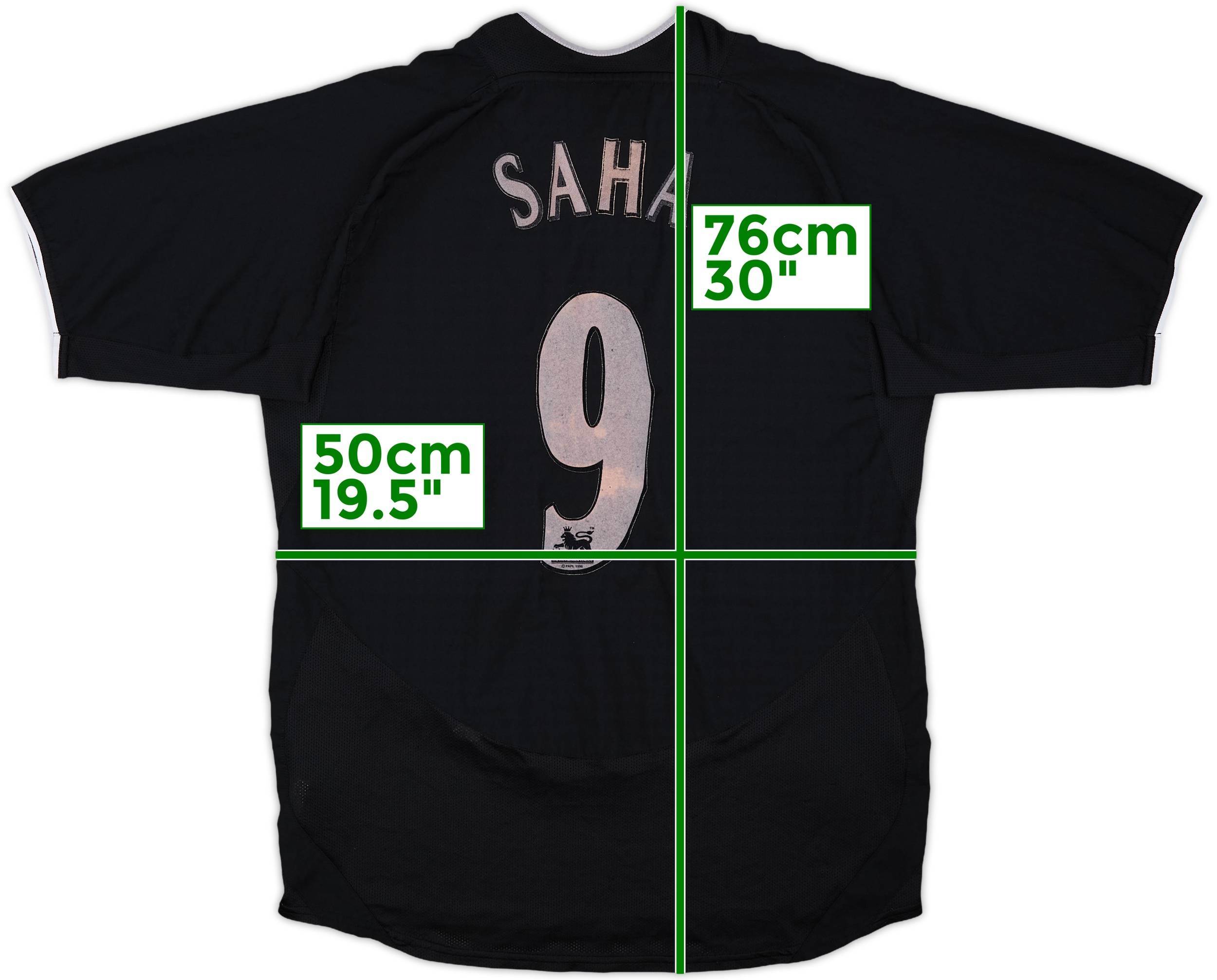 2003-05 Manchester United Away Shirt Saha #9 - 6/10 - (M)