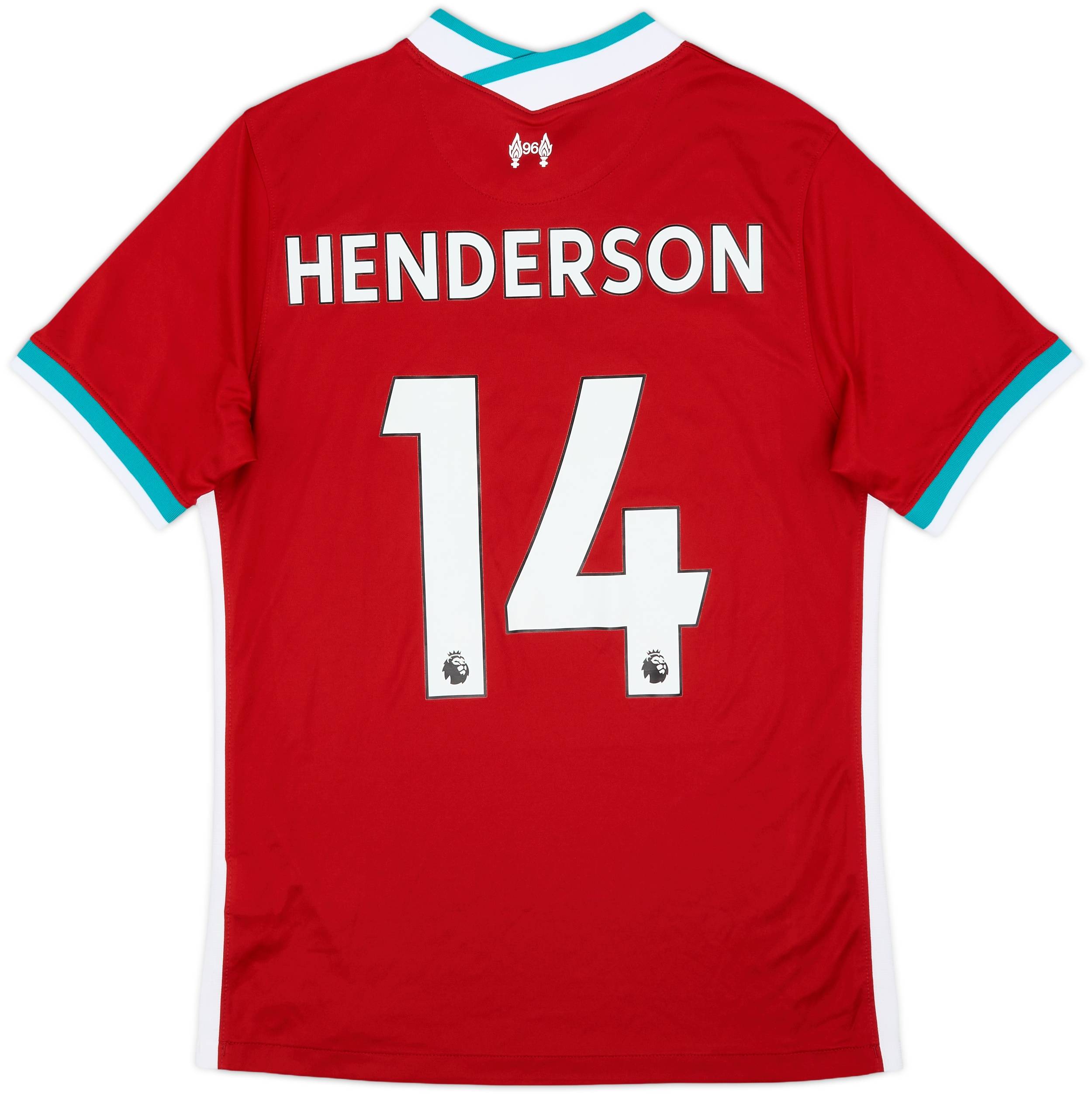 2020-21 Liverpool Home Shirt Henderson #14 - 8/10 - (M)