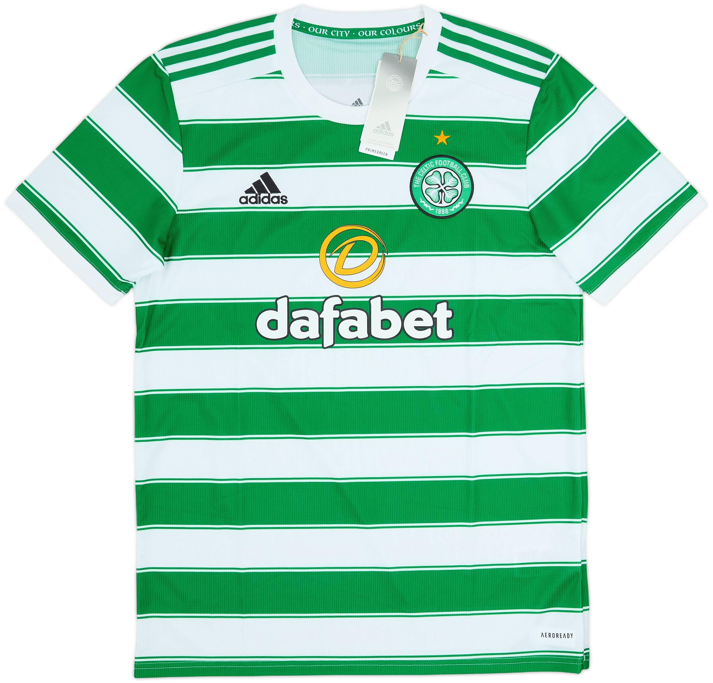 Celtic FC Kyogo ホームシャツ 2021-22 Celtic Home Shirt Kyogo #8 (M)
