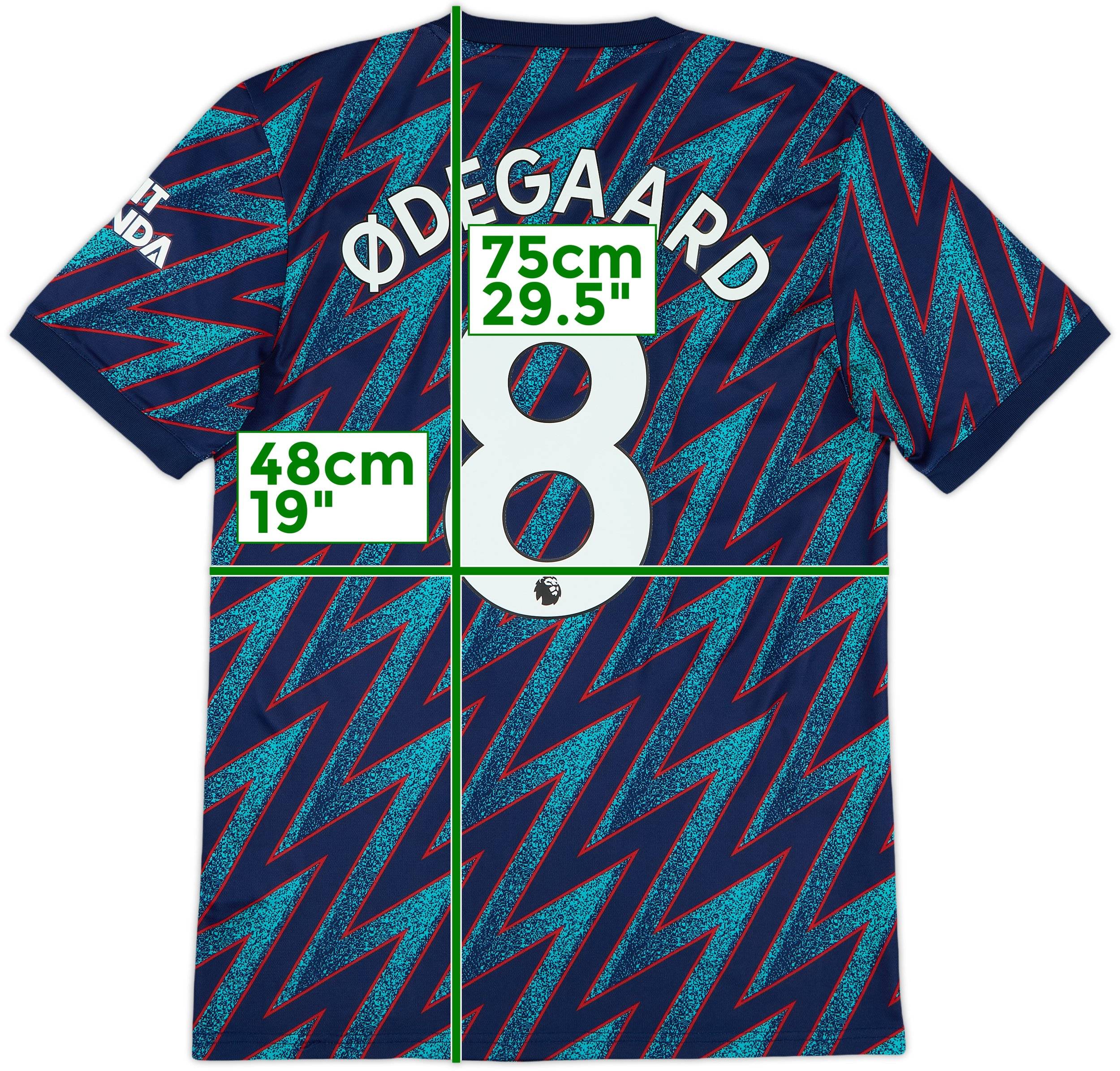 2021-22 Arsenal Third Shirt Odegaard #8 - 10/10 - (S)