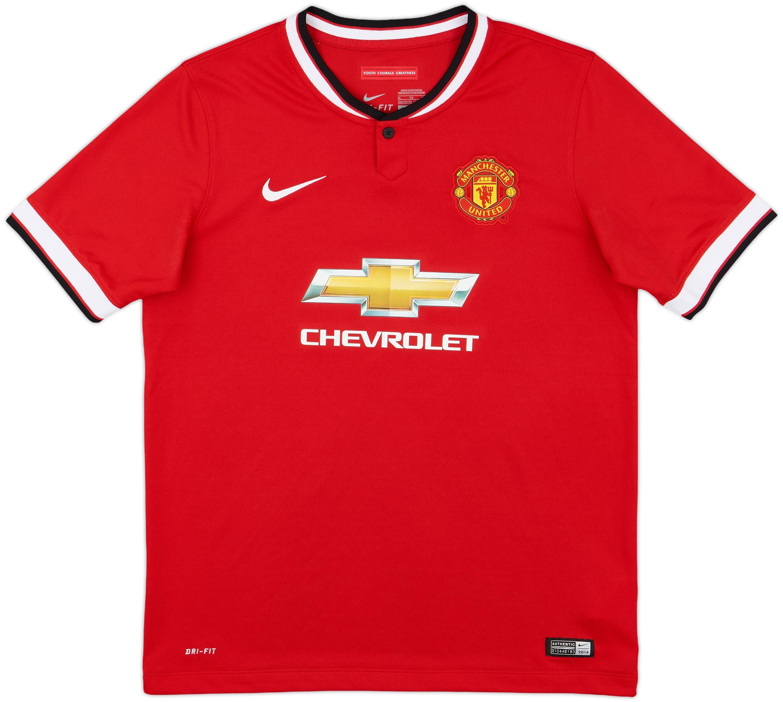 2014-15 Manchester United Home Shirt Di Maria #7 - 8/10