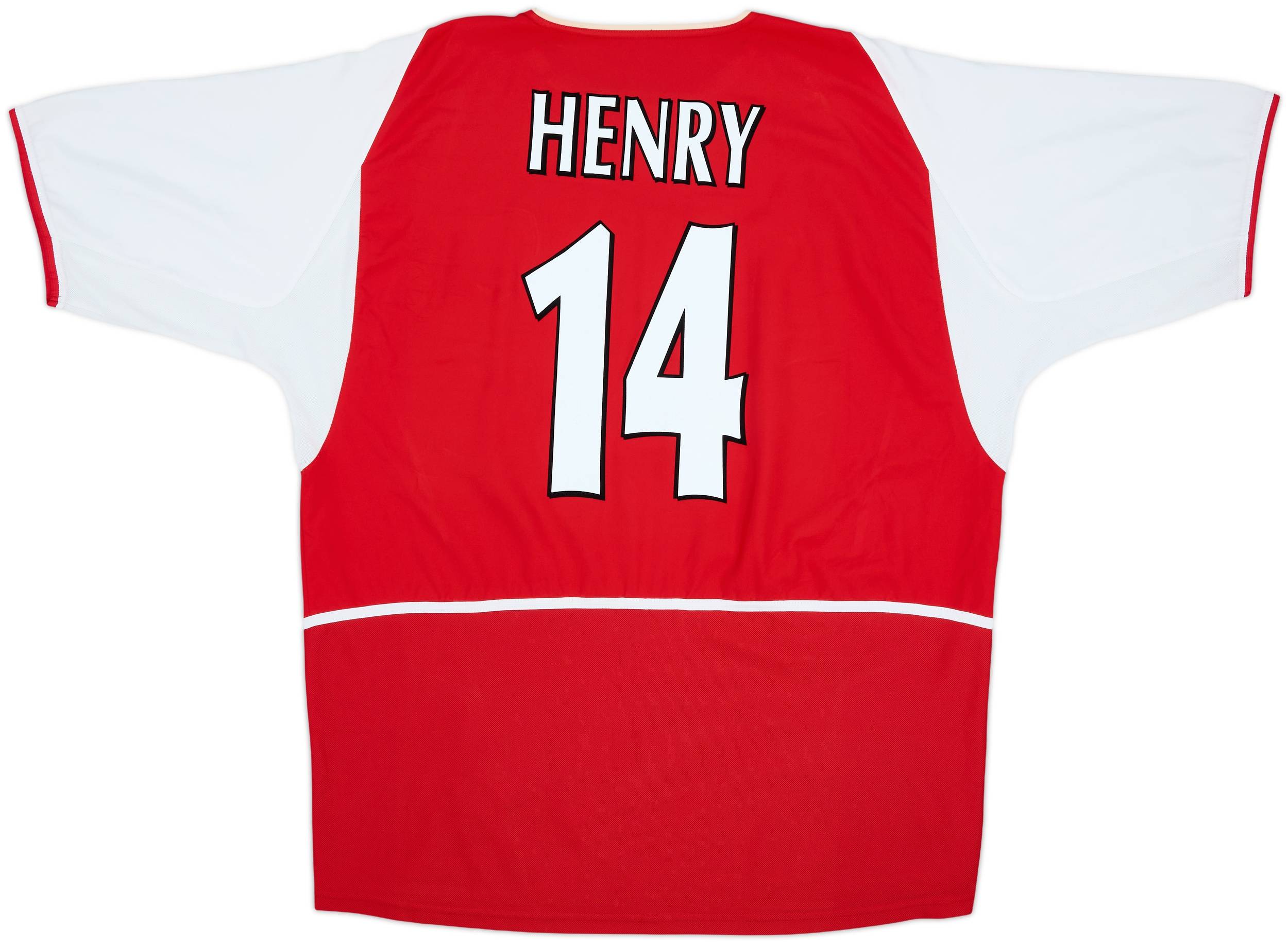 2002-04 Arsenal Home Shirt Henry #14 - 7/10 - (XXL)