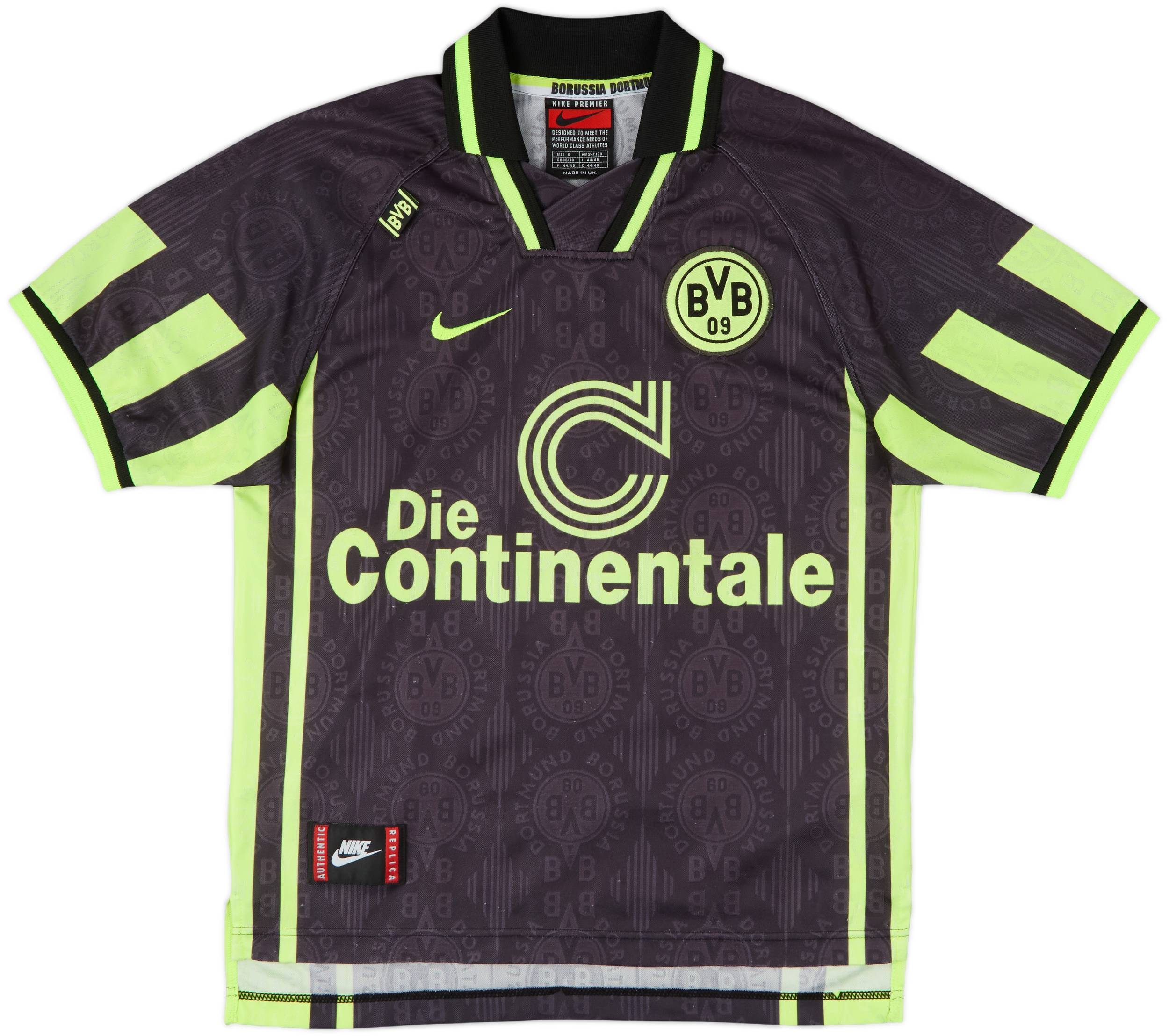 1996-97 Borussia Dortmund Away Shirt Sammer #6 - 8/10 - (S)