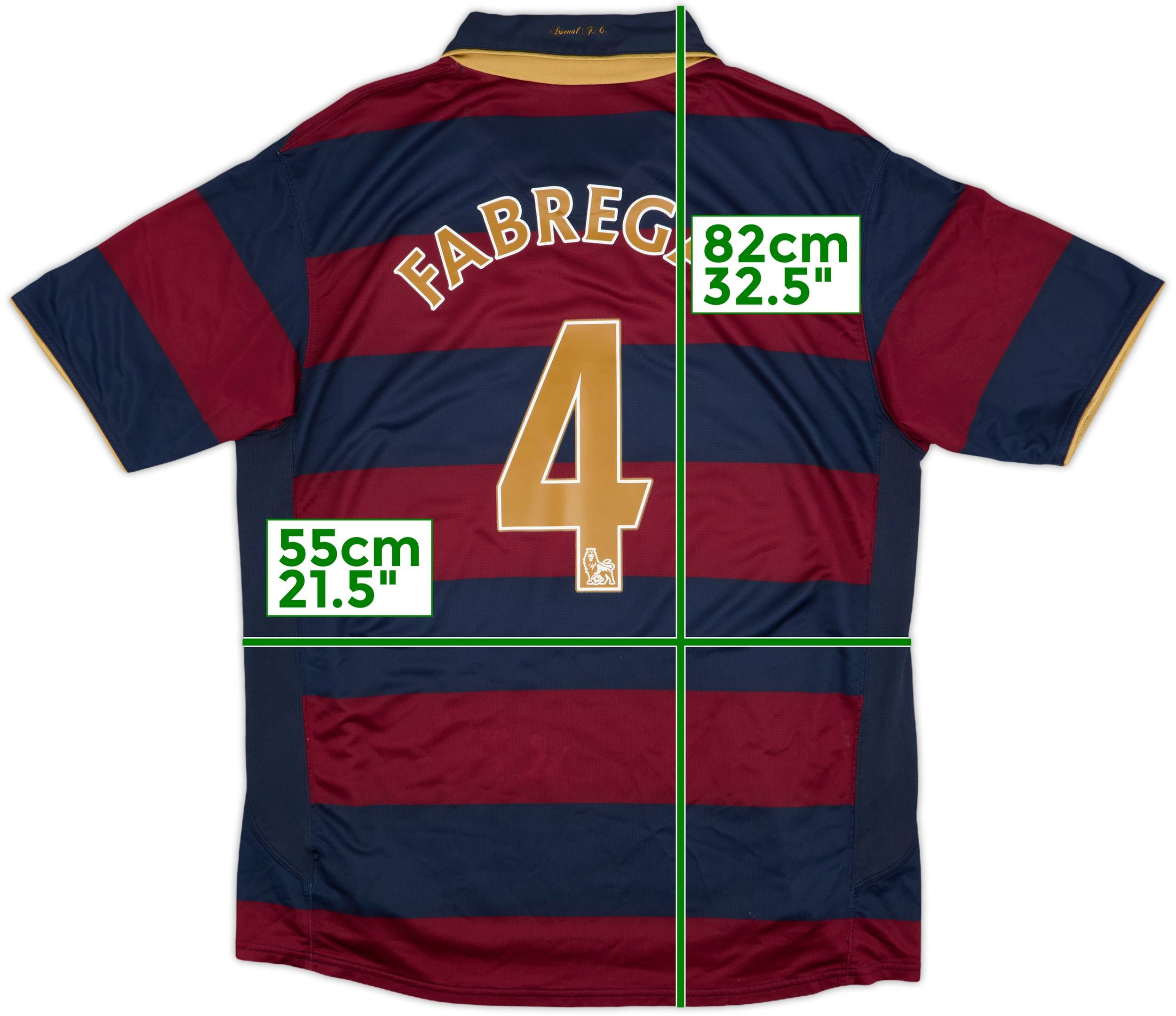 2007-08 Arsenal Third Shirt Fabregas #4 - 8/10 - (XL)