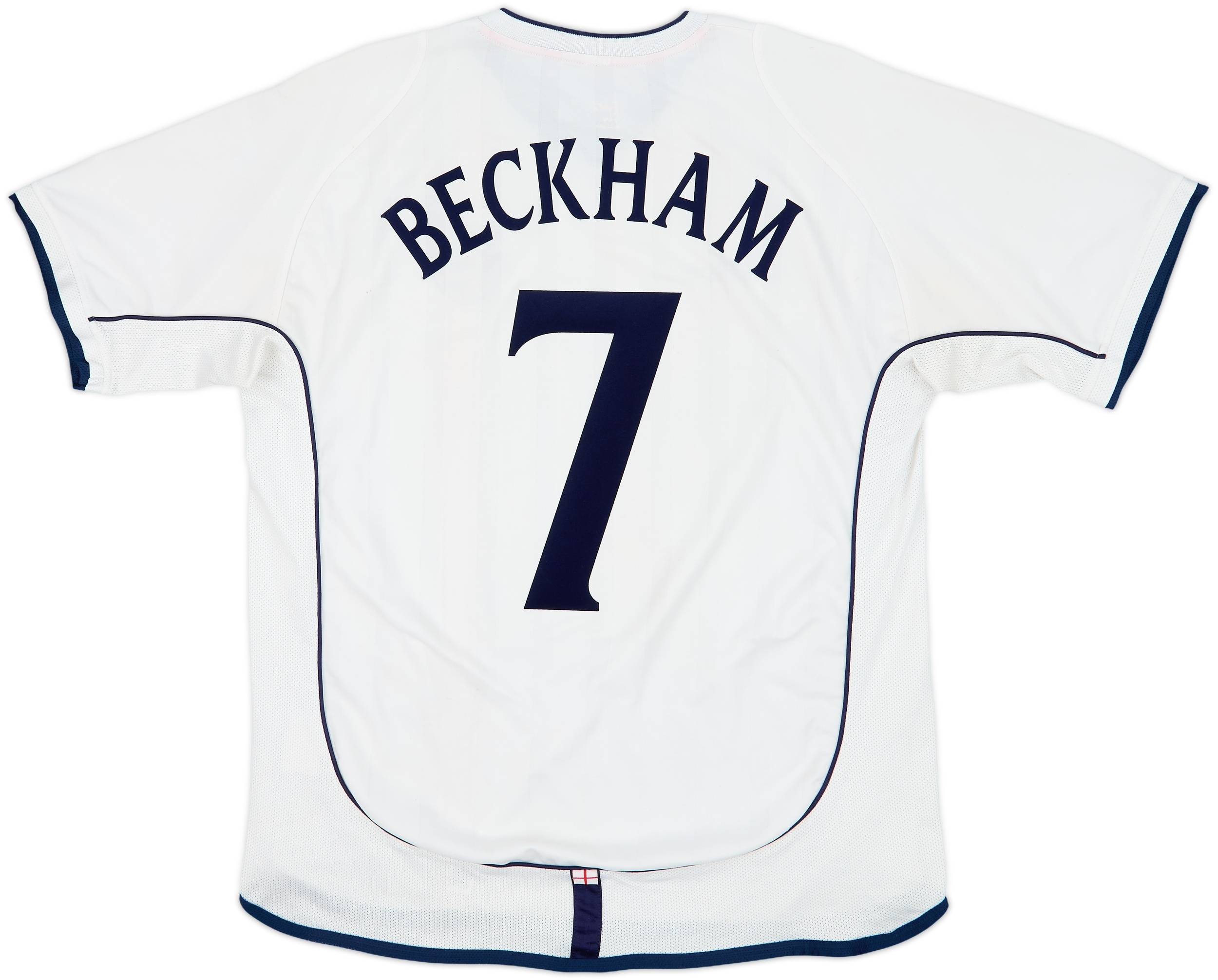 UMBRO イングランド代表 BECKHAM 7 シャツ M David Beckham #7 Shirt England Football Jersey Home Umbro XL