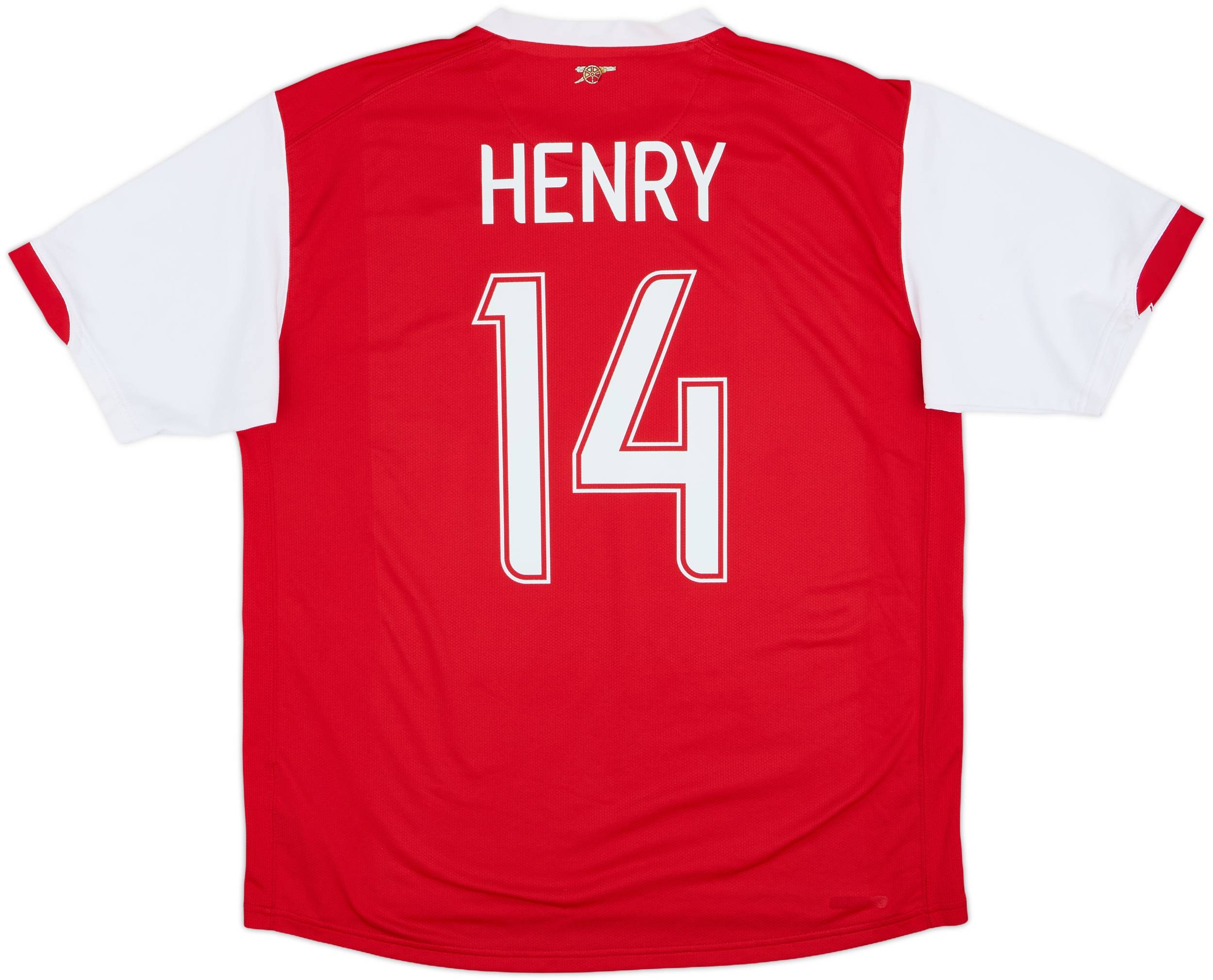 週末セール！Arsenal 07-08 3rd 【14 Henry】 2006-08 Arsenal Home Shirt Henry #14 - 7/10 - (XL)