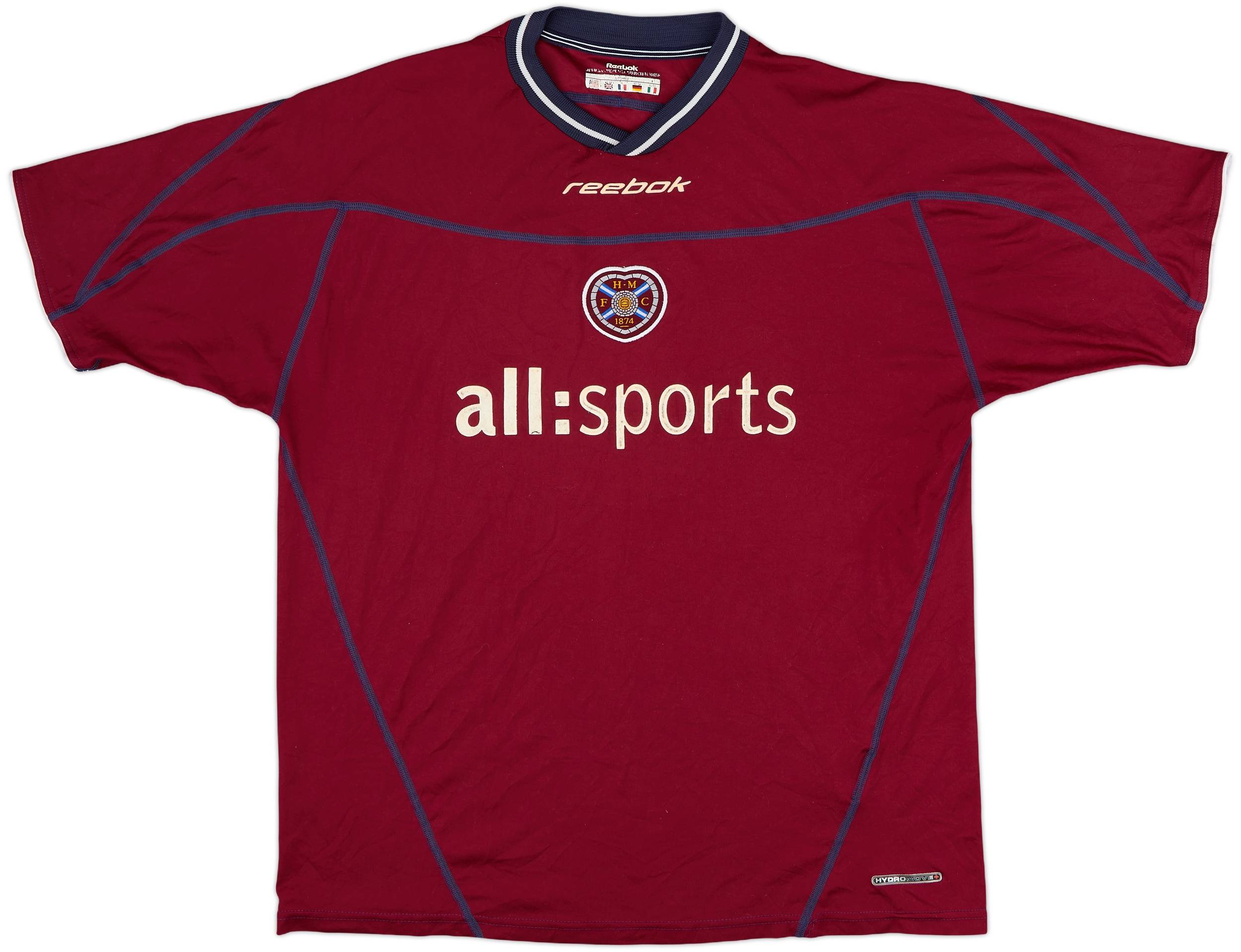 2002-04 Hearts Home Shirt - 8/10 - (L)