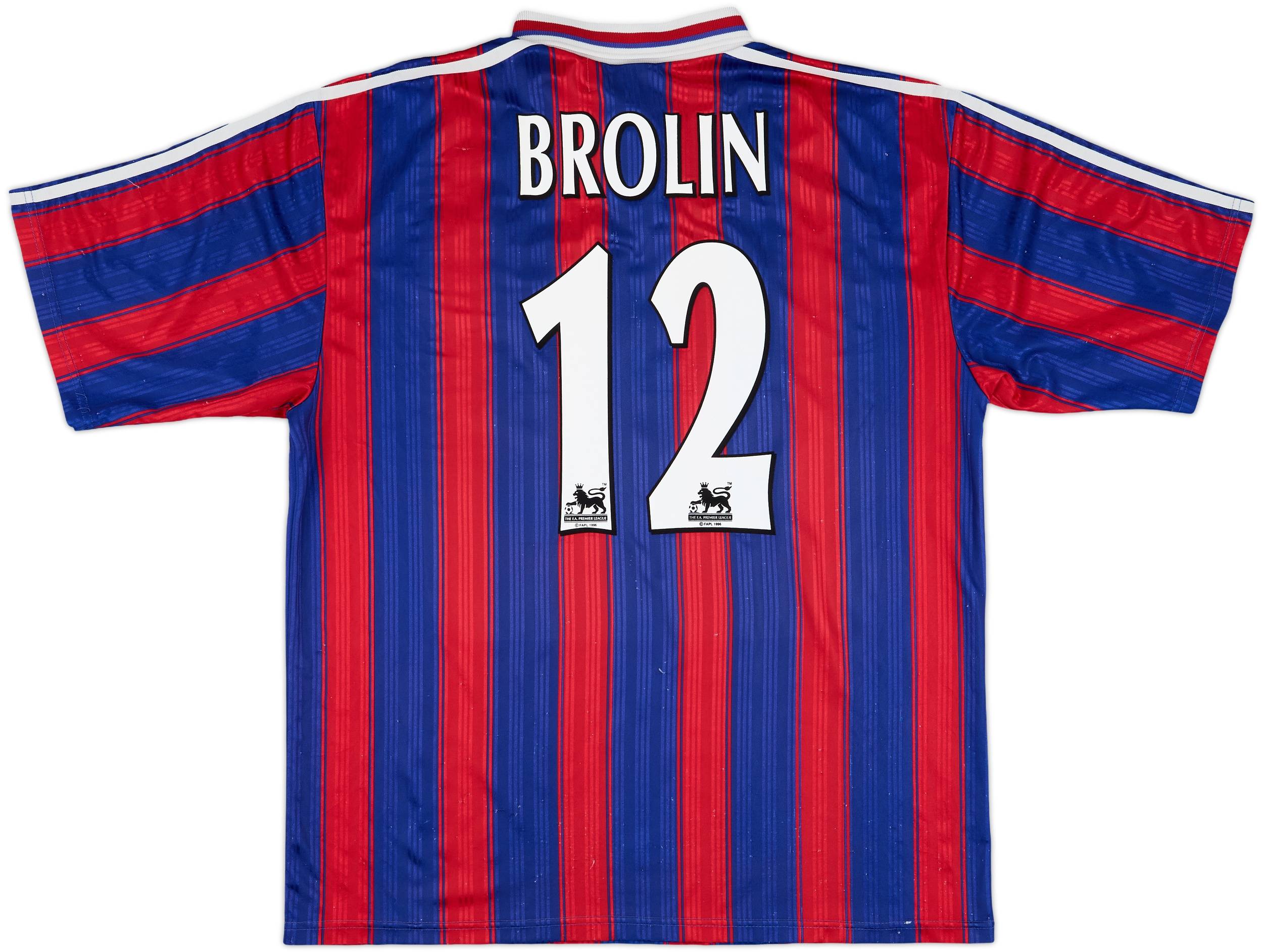 1996-98 Crystal Palace Home Shirt Brolin #12 7/10 (XXL)