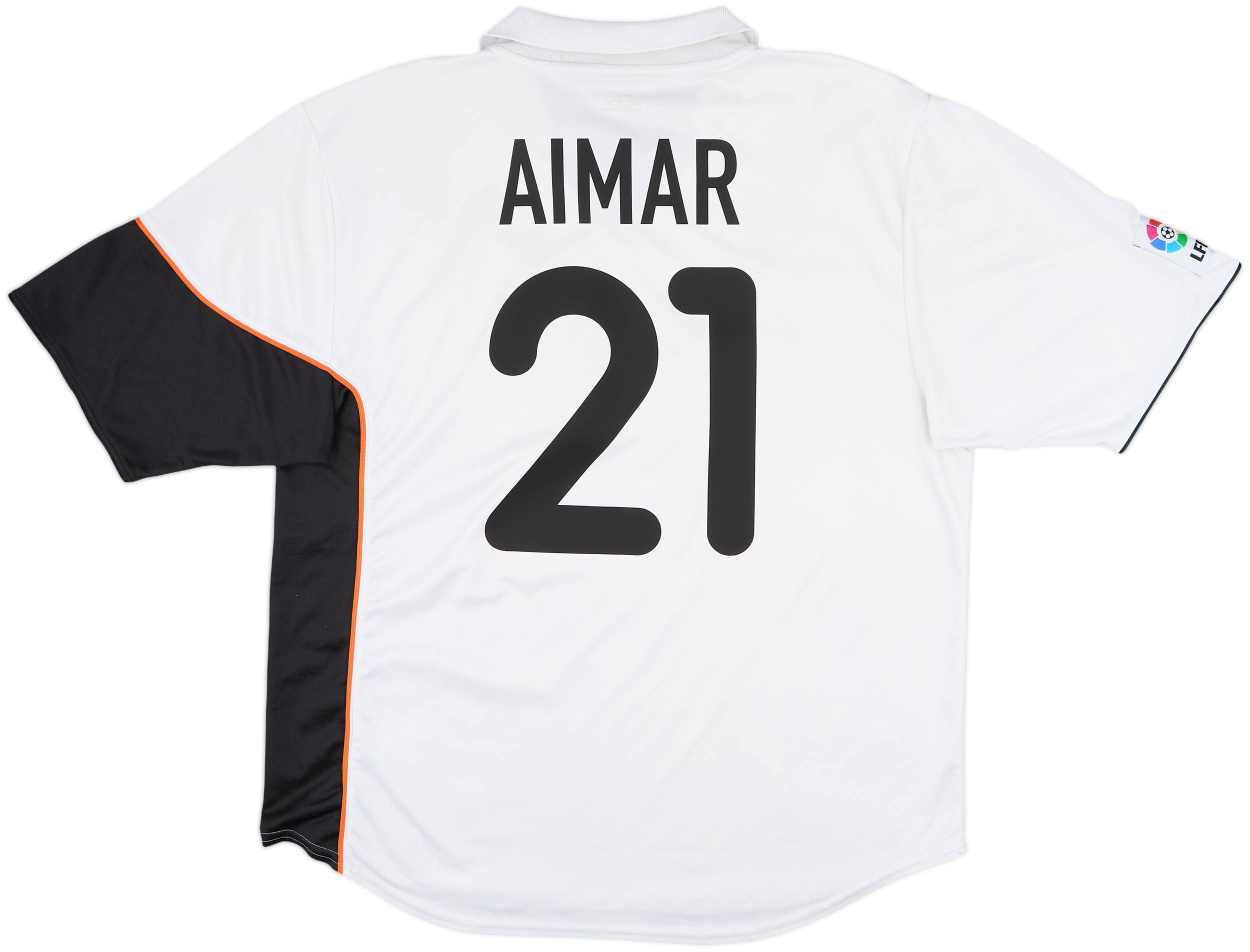 2001-02 Valencia Home Shirt Aimar #21 - 6/10 - (XL)