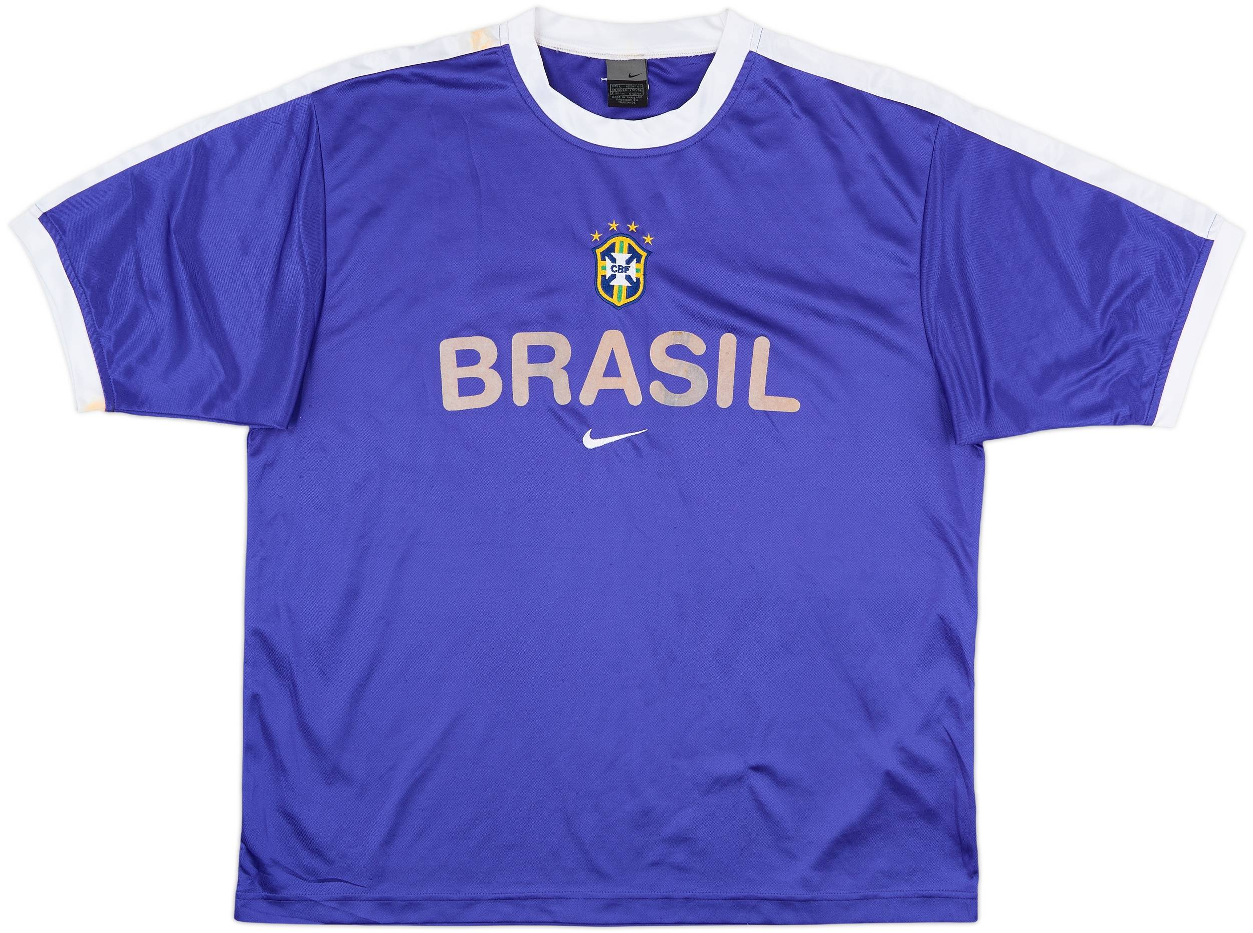 2002 Brazil Nike Training Shirt - 5/10 - (L)
