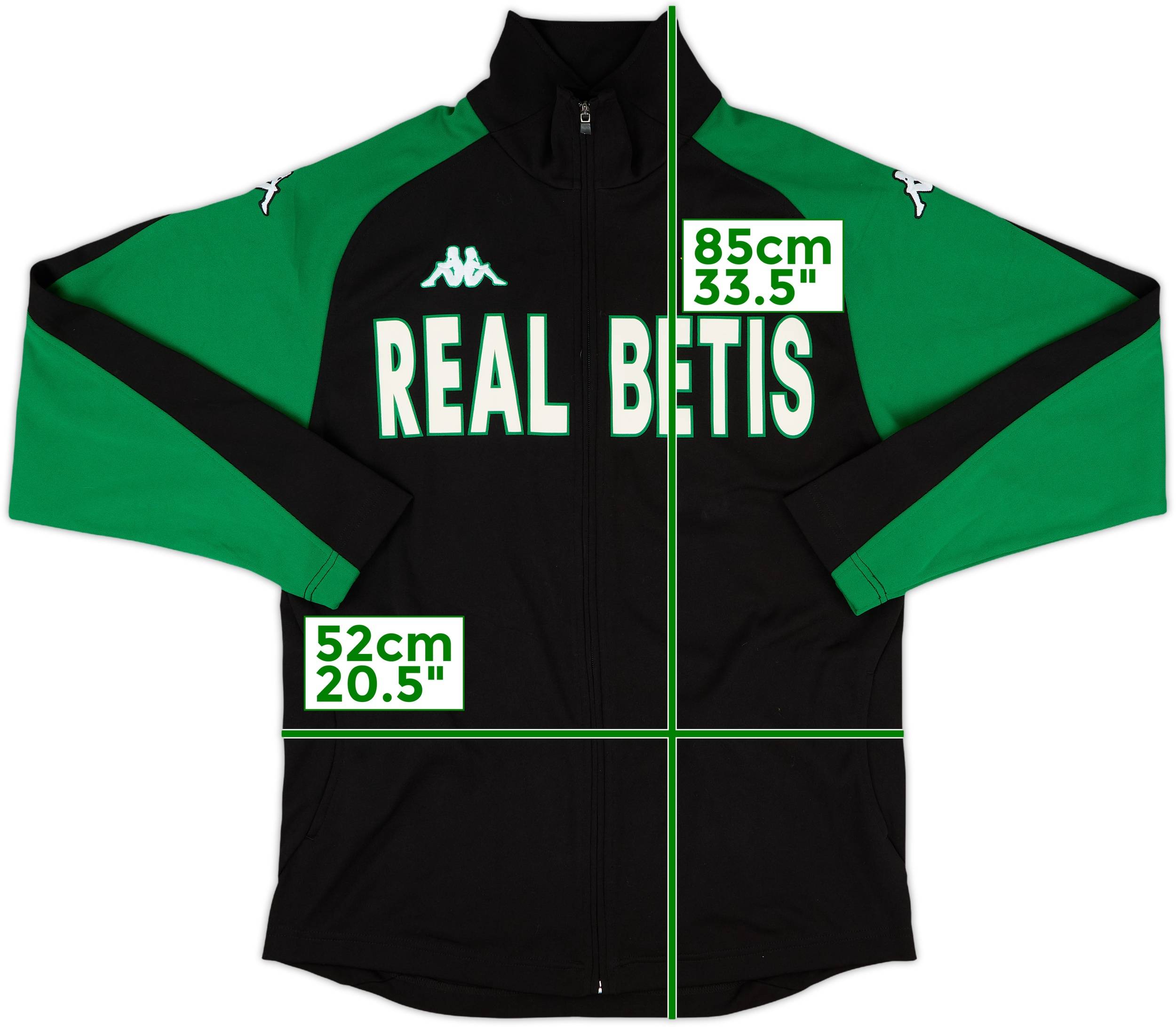 Kappa REAL BETIS ジャケット X LARGE 2006-07 Real Betis Kappa Track Jacket - 8/10 - (M)